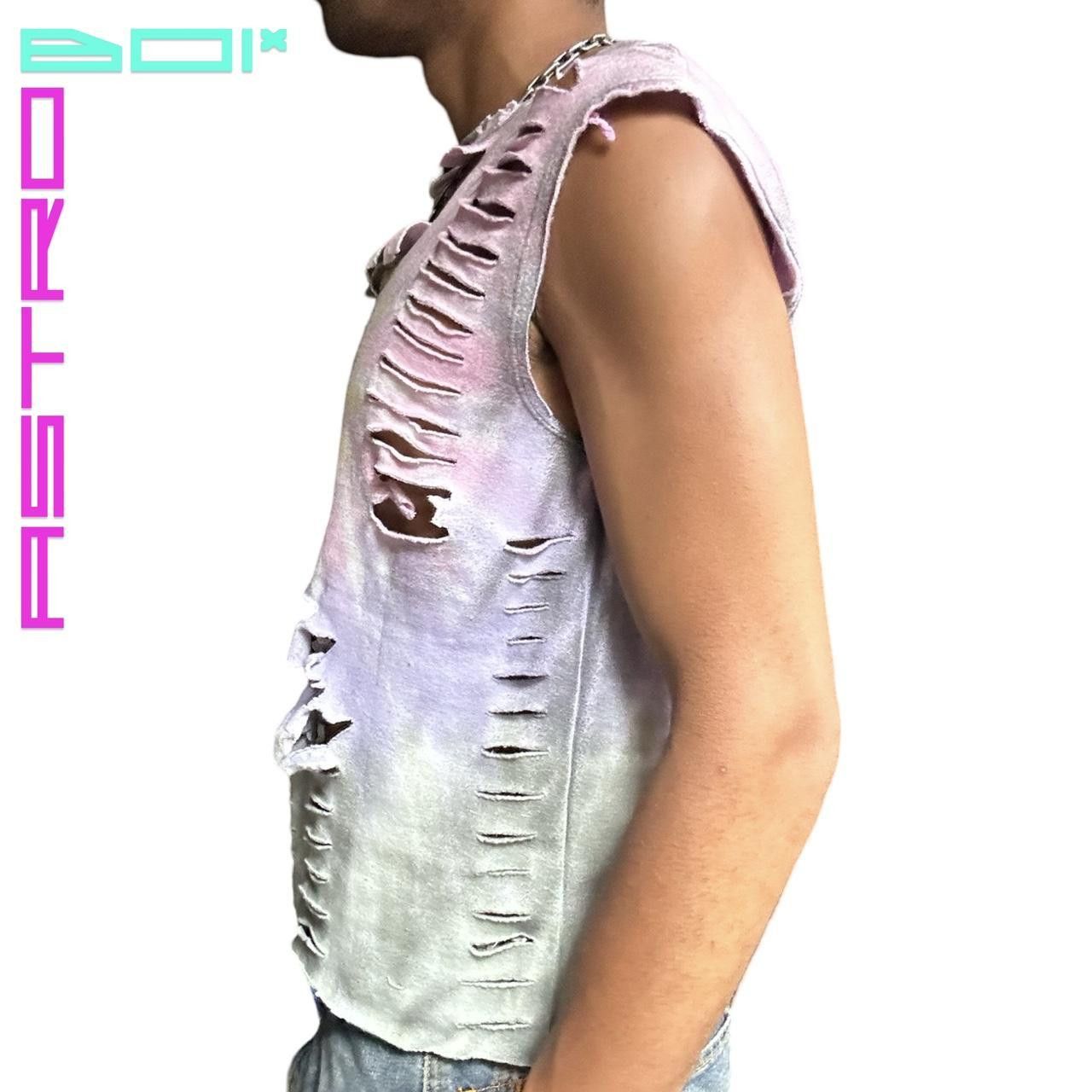 Other ASTROBOI* GRUNGE PINK TIE DYE SLEEVELESS SWEATSHIRT _MEDIUM Size US M / EU 48-50 / 2 - 3 Thumbnail
