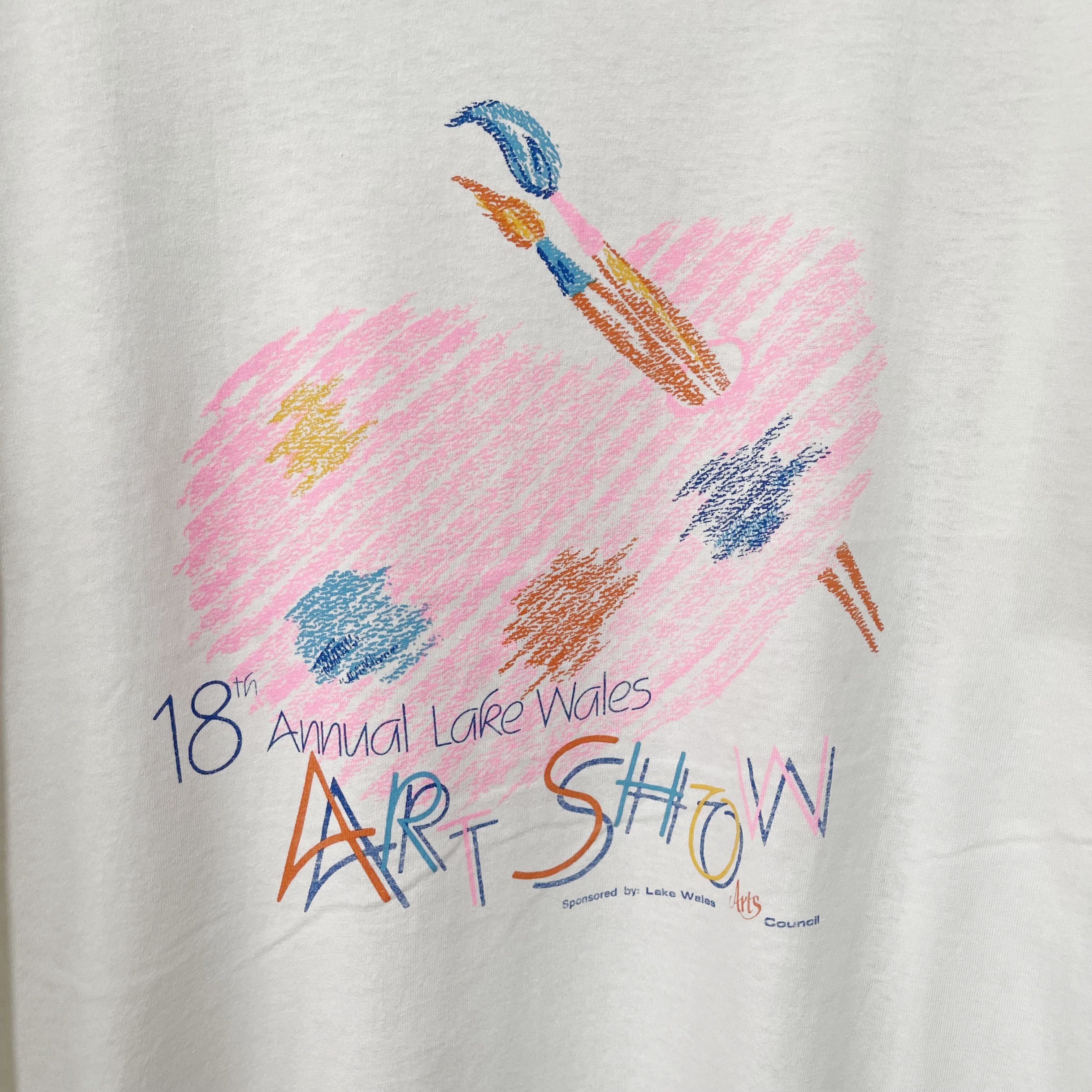 Vintage Vintage 90s Lake Wales Art Show T-Shirt Size US XXL / EU 58 / 5 - 2 Thumbnail