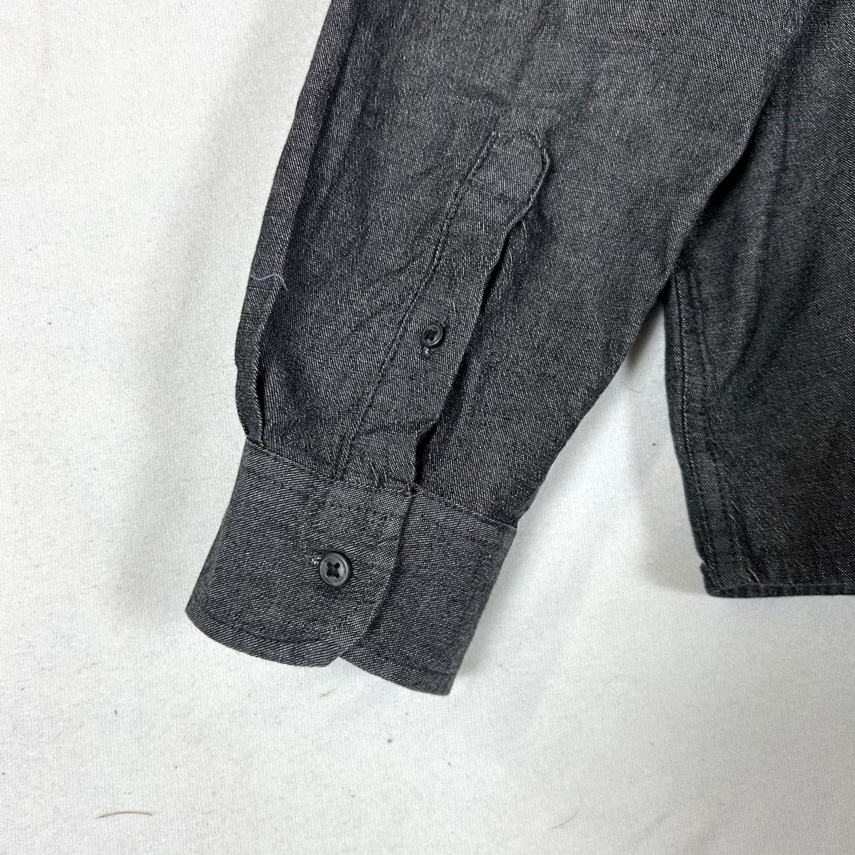 Wrangler Wrangler Shirt Button-Up 2XL Gray Long Sleeve Heavyweight Casual Mens Victory Western Modern Comfort Flex Button Up Shirt 2XL Gray Size US XXL / EU 58 / 5 - 5 Thumbnail