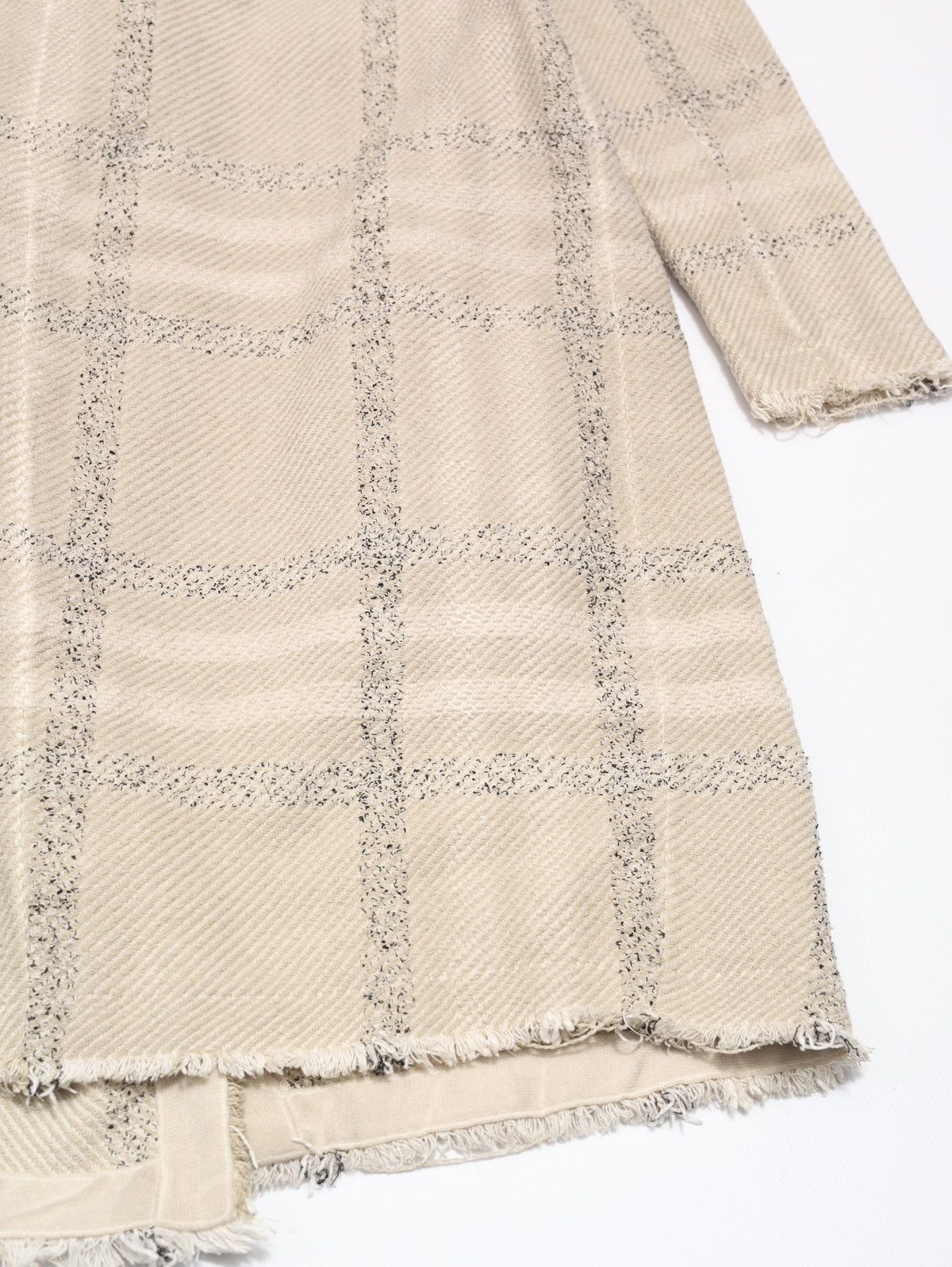 Transit Transit Par Such Cotton Plaid Check Beige Coat Size M / US 6-8 / IT 42-44 - 19 Thumbnail