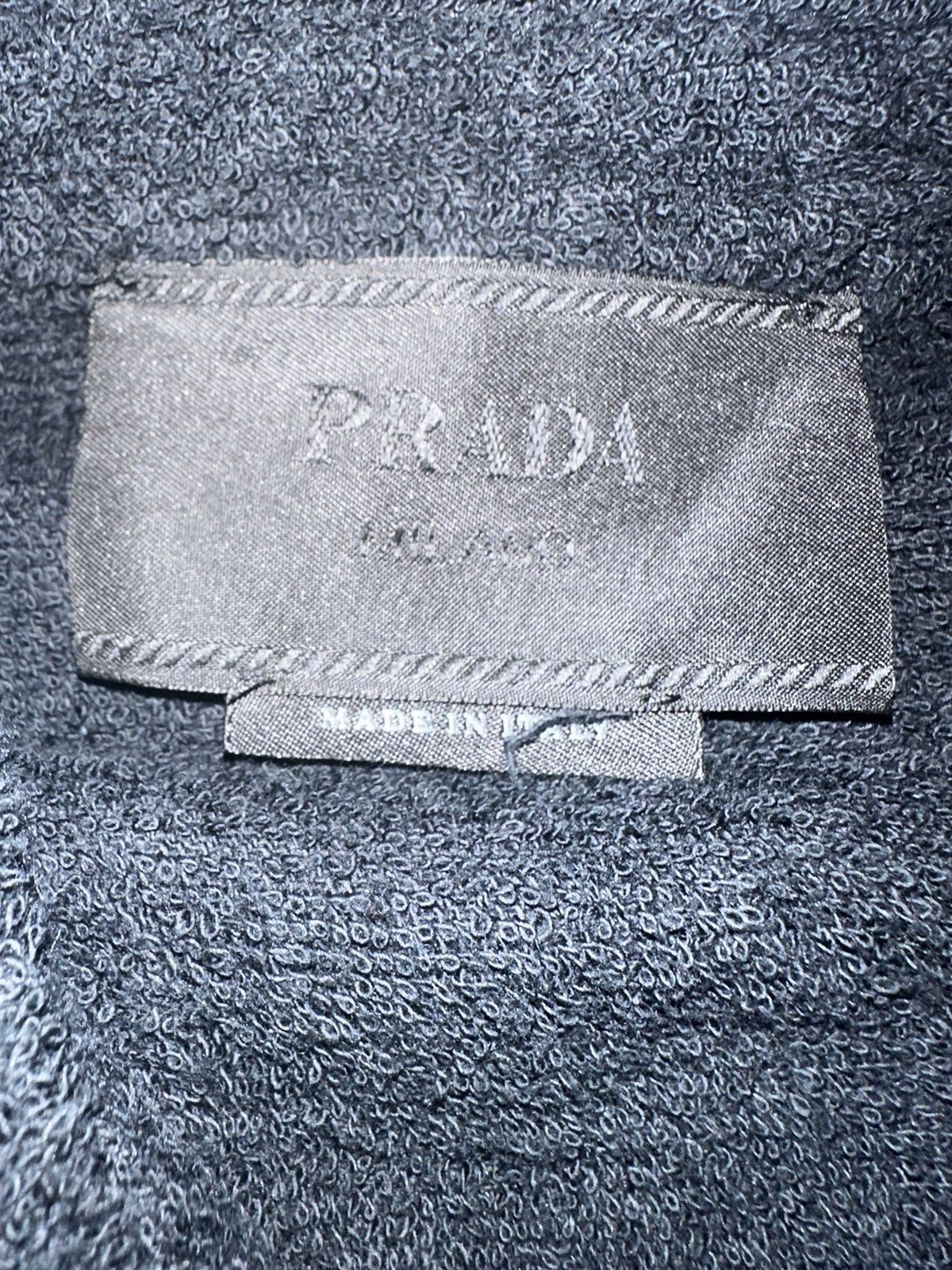 Prada PRADA COTTON TOWEL BOWLING SHIRT Size US XL / EU 56 / 4 - 4 Thumbnail