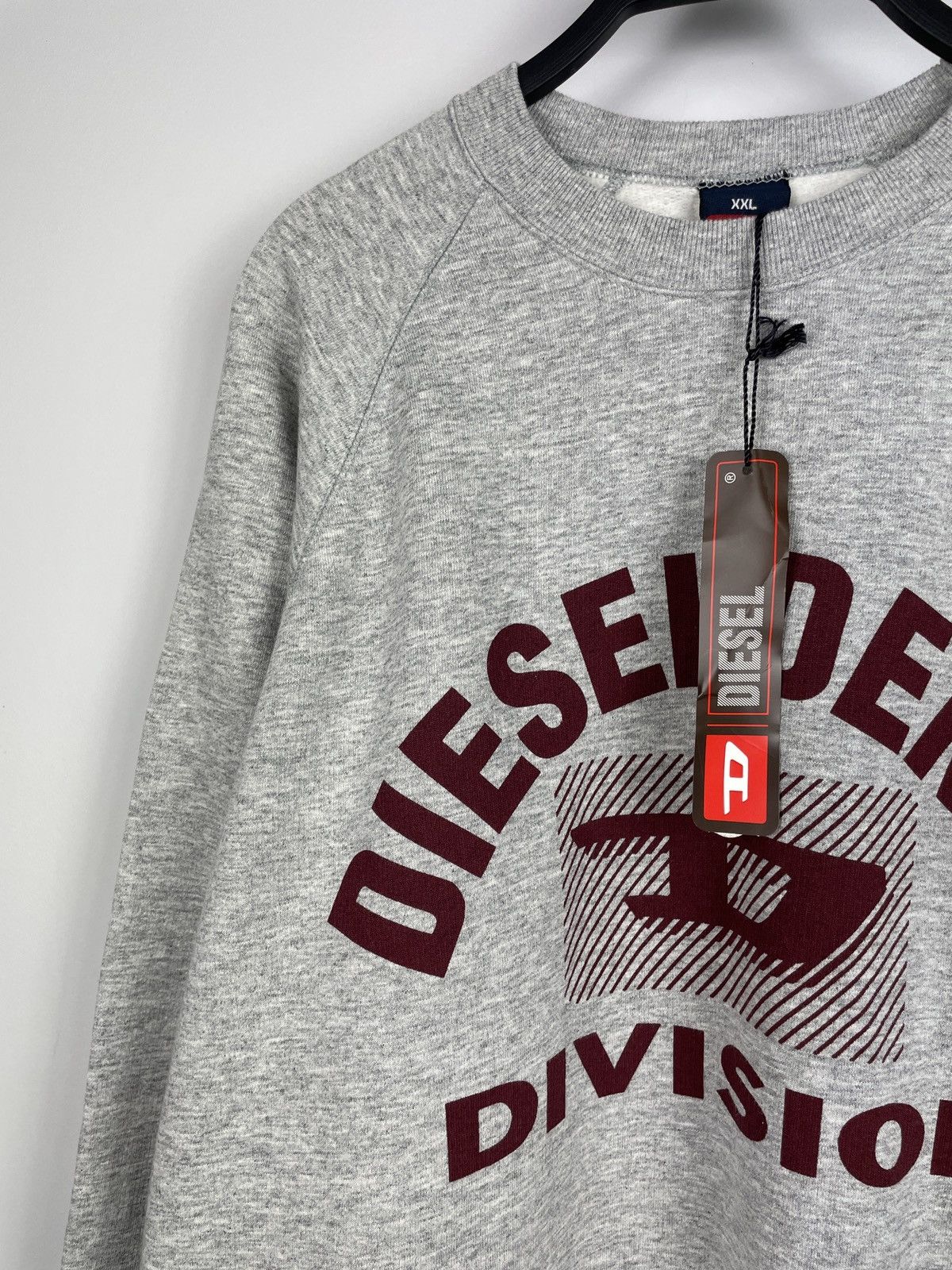 Diesel × Vintage New!!! Vintage Diesel Division Y2K Sweatshirt Size US XXL / EU 58 / 5 - 2 Thumbnail