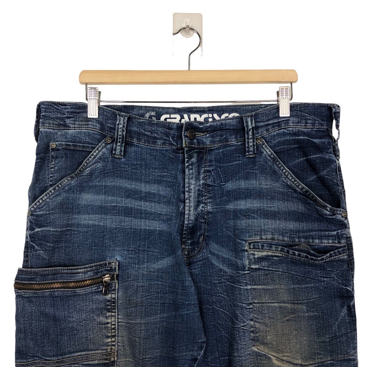 Hysteric Glamour 🔥Bush Pocket Cargo Denim Jeans Grancisco Japan Size US 36 / EU 52 - 3 Thumbnail