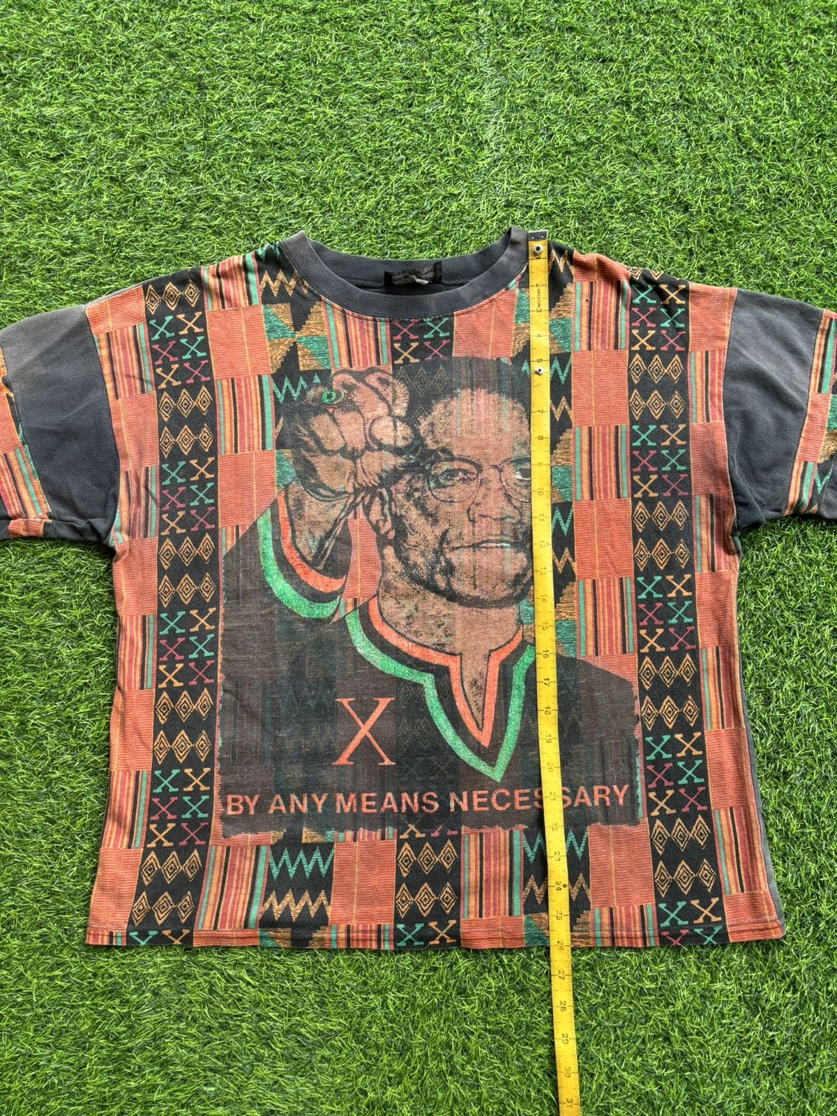 Band Tees Vintage 90's Malcom X by Any Means Necessary Aop Tshirt Size US L / EU 52-54 / 3 - 10 Thumbnail