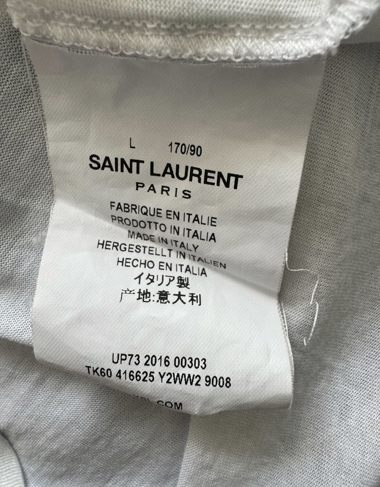 Saint Laurent Paris × Yves Saint Laurent Saint Laurent unisex baby T-shirt2412-Nextarrow Size US L / EU 52-54 / 3 - 4 Thumbnail