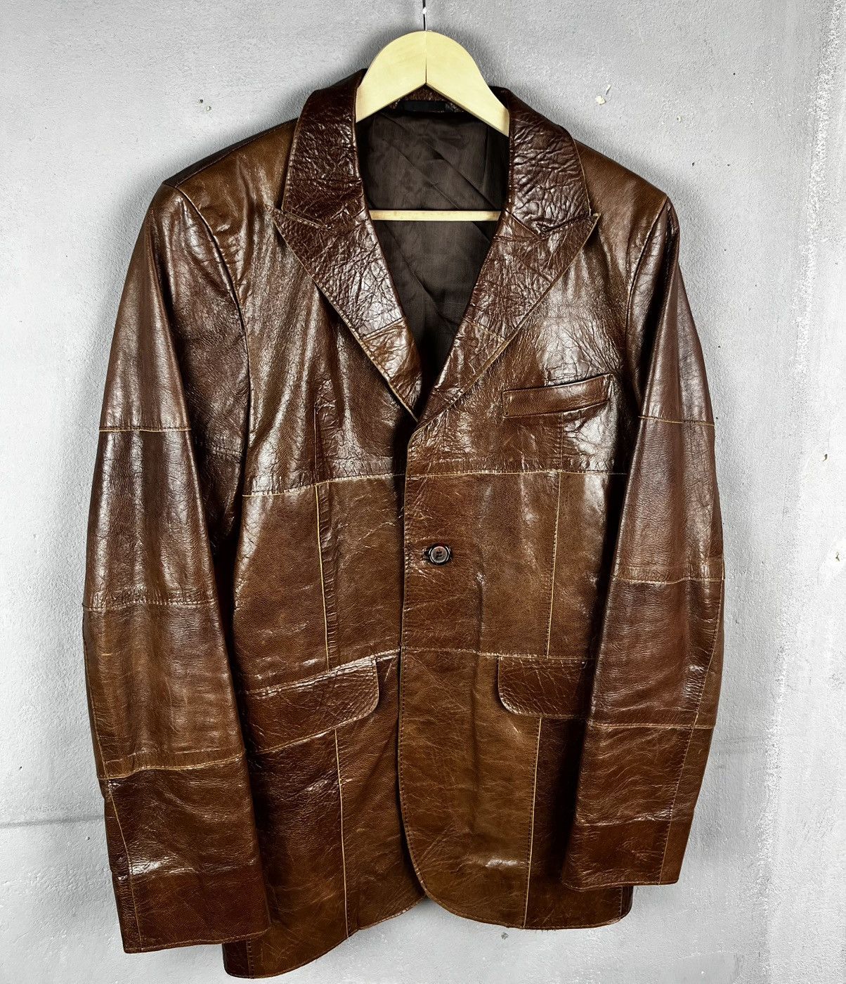 Daniele Alessandrini Daniele Alessandrini brown blazer jacket Size US M / EU 48-50 / 2 - 2 Thumbnail