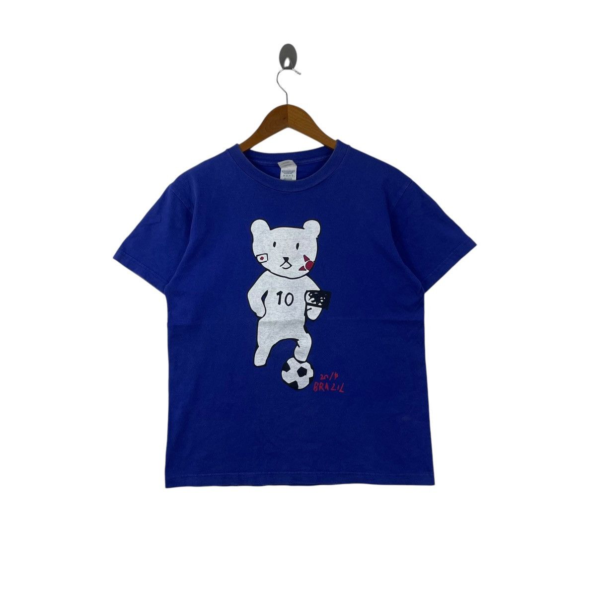 Japanese Brand World Cup Brazilian Number Ten Bomb Johny Abacus Bear Shirt Size US M / EU 48-50 / 2 - 1 Thumbnail