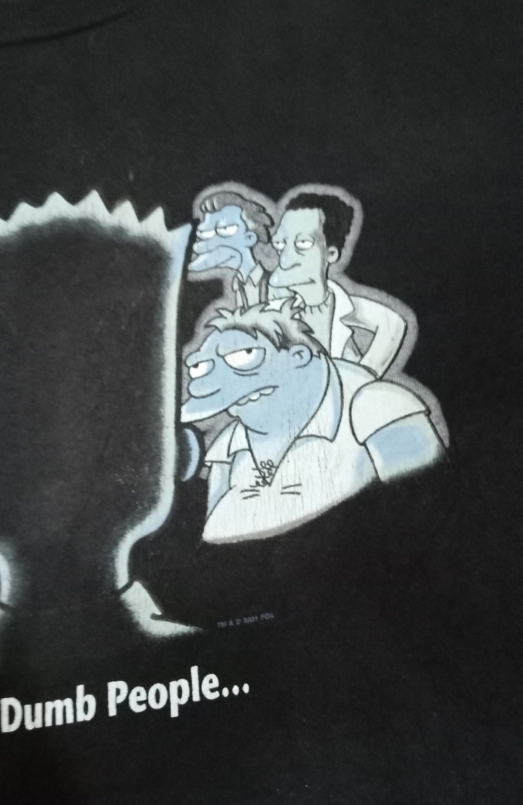 Fox Racing × The Simpsons × Vintage Vintage The Simpsons : I See Dumb People T-shirt Size US L / EU 52-54 / 3 - 6 Thumbnail