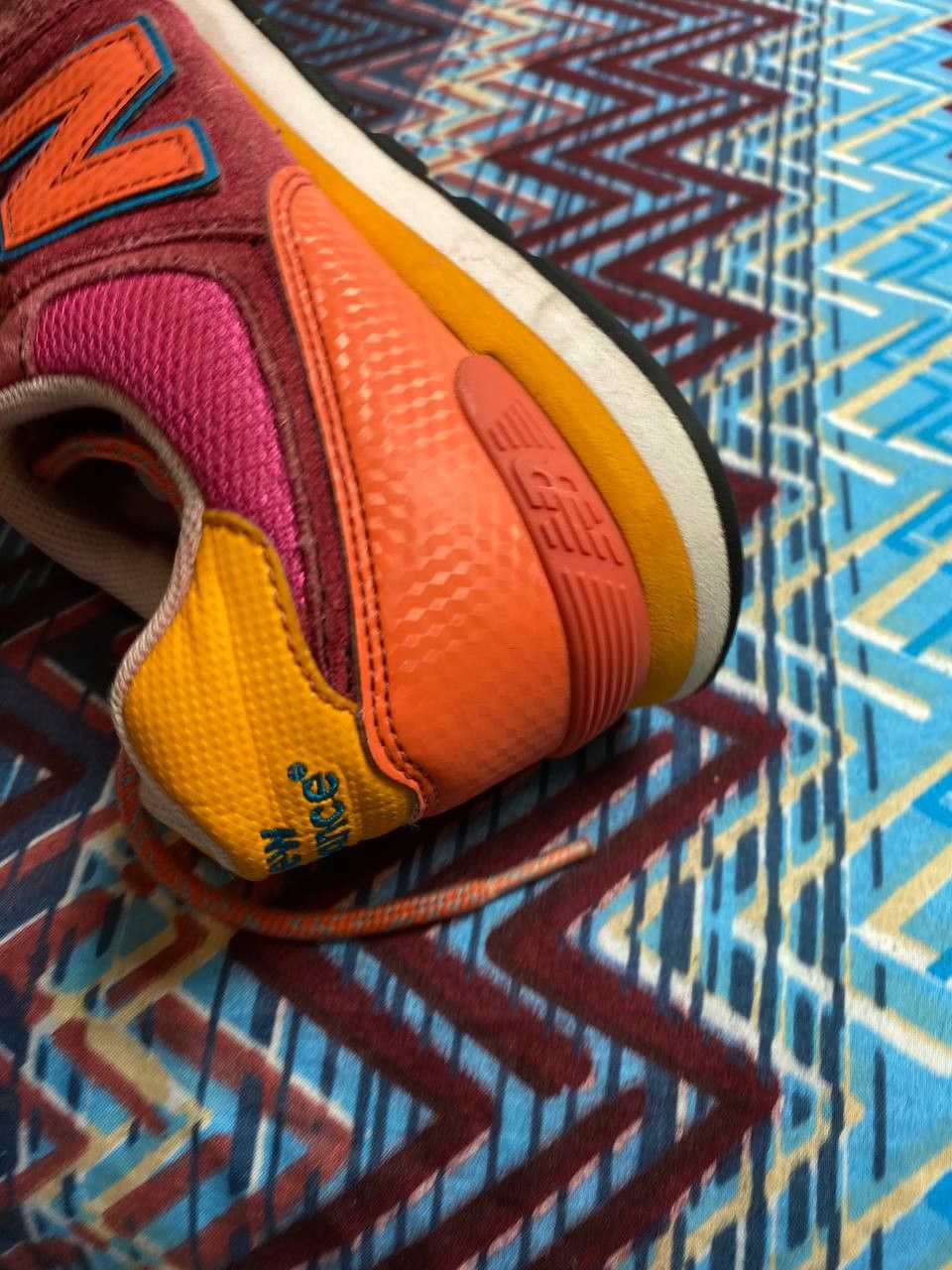 New Balance Low-Top Sneakers New Balance big logo Vintage Streetwear Y2K Size US 6.5 / IT 36.5 - 15 Thumbnail