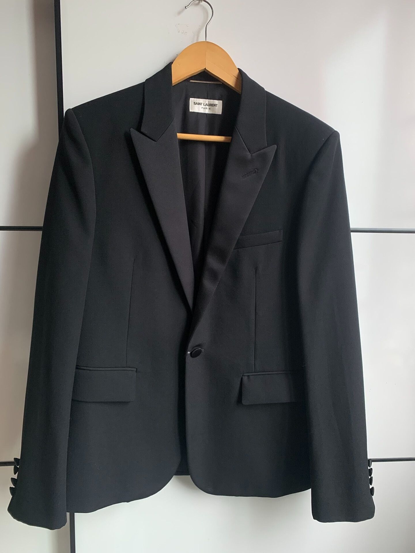 Saint Laurent Paris Saint Laurent 20FW Le Smoking Blazer Size US M / EU 48-50 / 2 - 1 Thumbnail