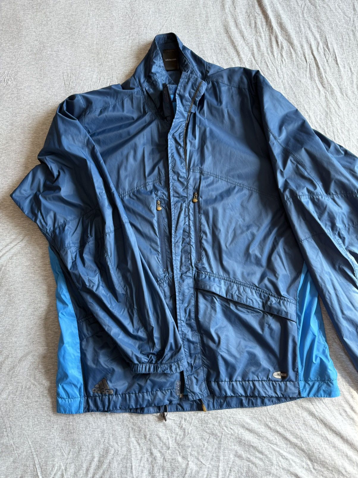 Adidas Adidas Vintage 00s Blue Jacket Size US L / EU 52-54 / 3 - 7 Thumbnail