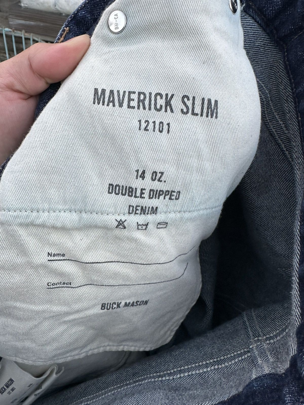 Buck Mason Buck Mason Maverick Slim 14oz Double Dipped Denim Size US 34 / EU 50 - 2 Thumbnail