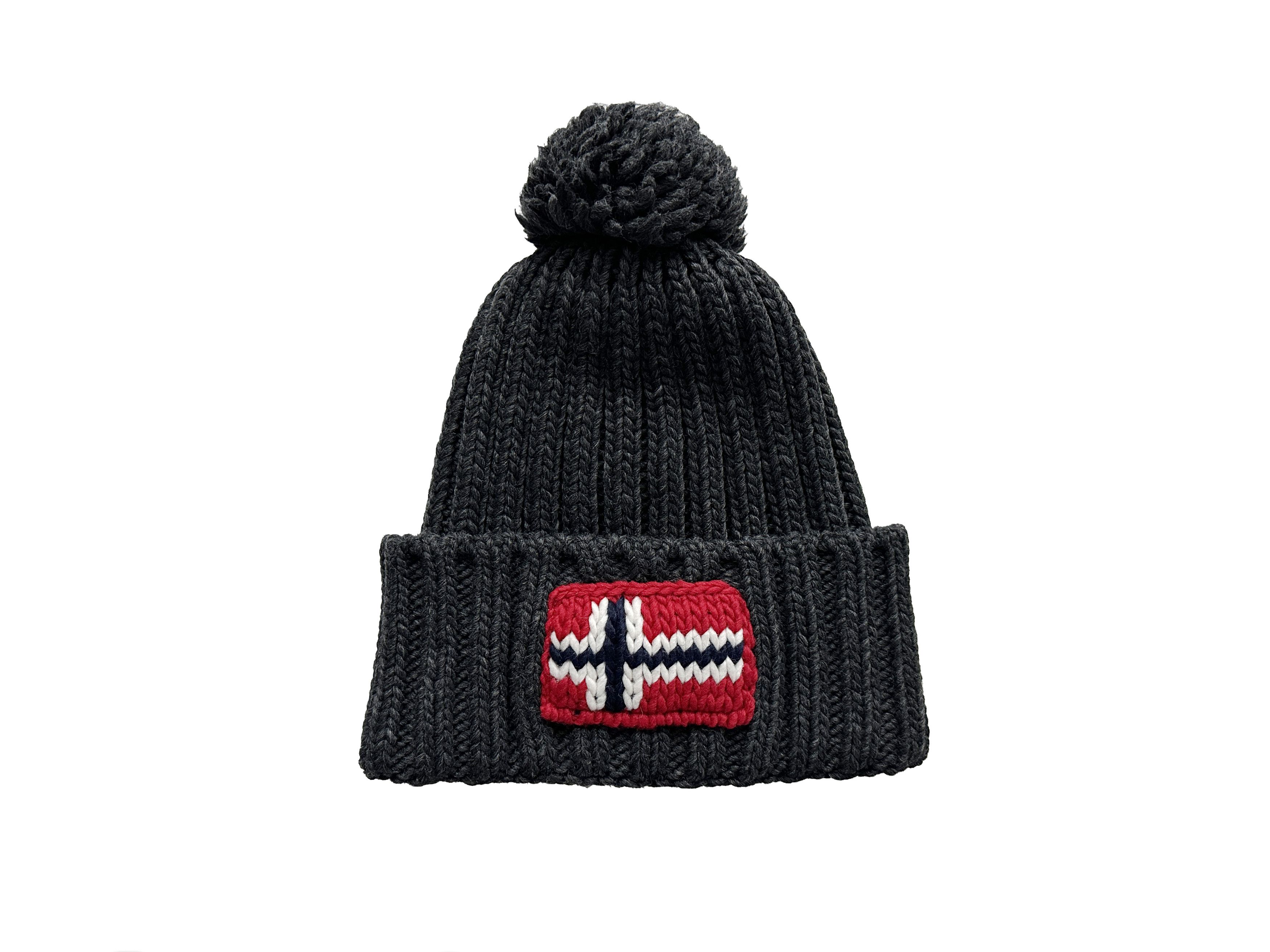 Napapijri Napapirji gey big logo pompom hat Size ONE SIZE - 1 Thumbnail