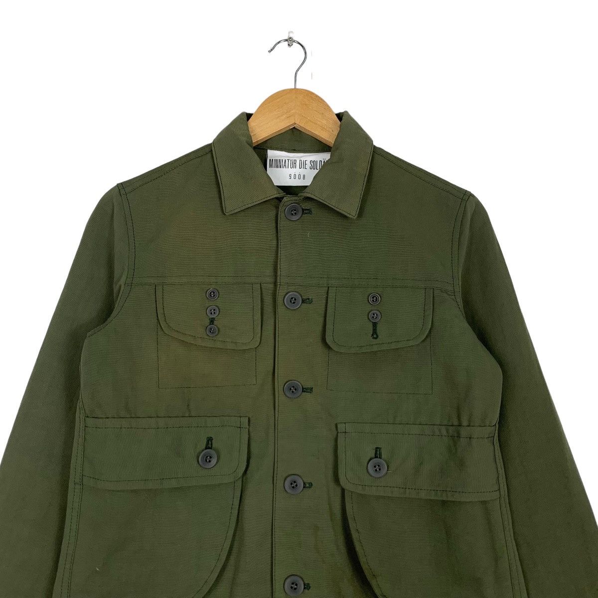 Vintage MINNIATUR DIE SOLDAT Military Army 4 Pocket Jacket #1046-C47 Size US S / EU 44-46 / 1 - 2 Thumbnail