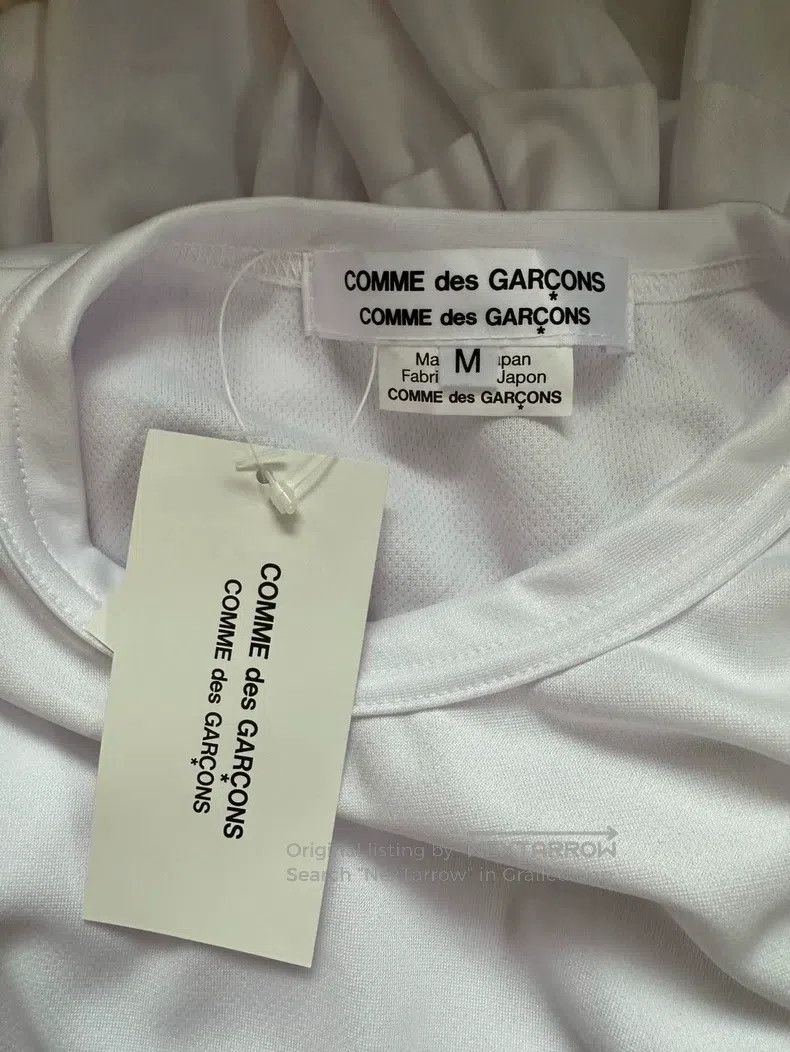 Comme des Garcons Comme Des Garcons White layer ruffled T-shirt dress M size Size M / US 6-8 / IT 42-44 - 6 Thumbnail