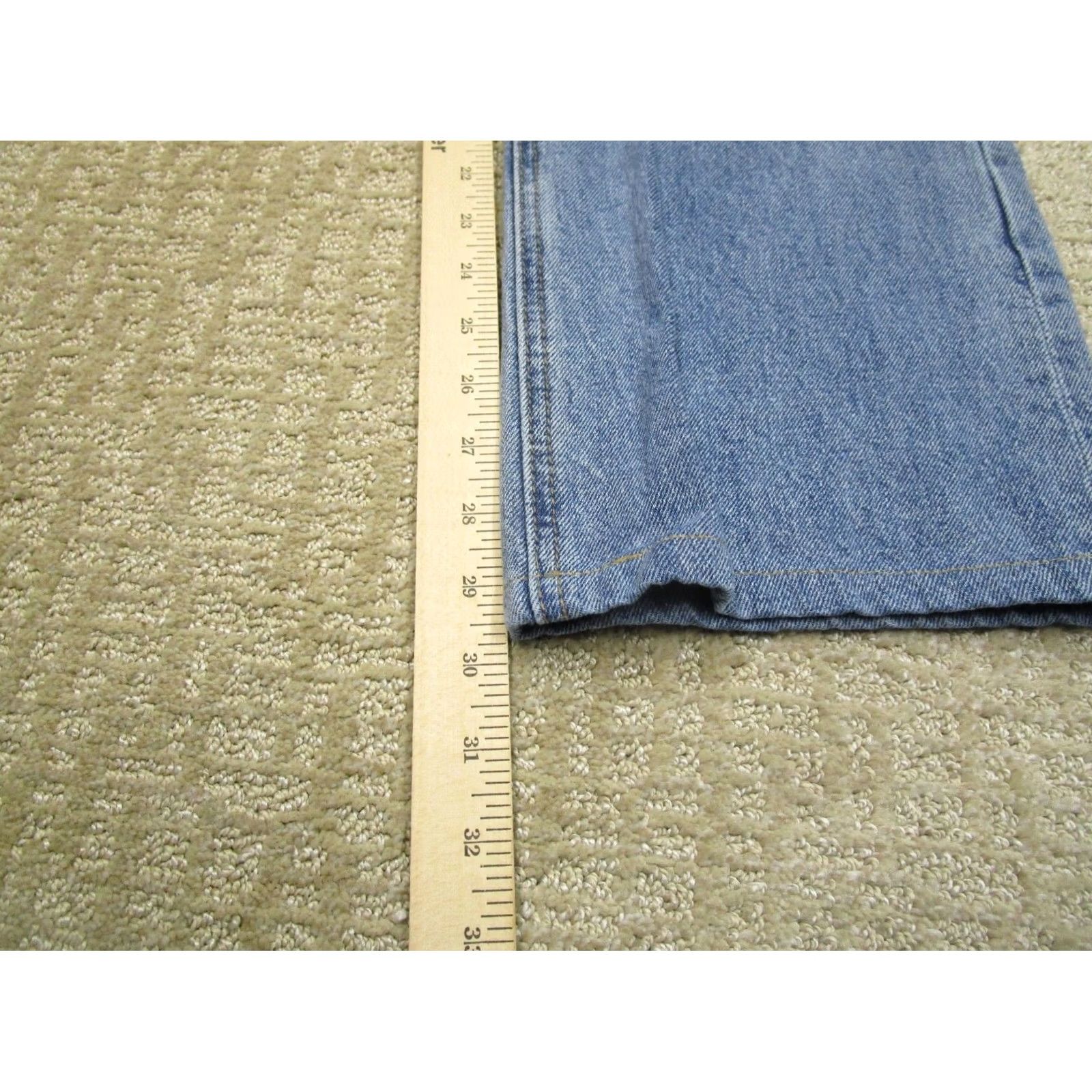 Vintage Rock And Roll Cowgirl Jeans Women 27x32 Blue High Rise Bootcut Denim Pants Light Wash Comfortable Pockets Logo 5-Pocket Size 27" / US 4 / IT 40 - 7 Thumbnail