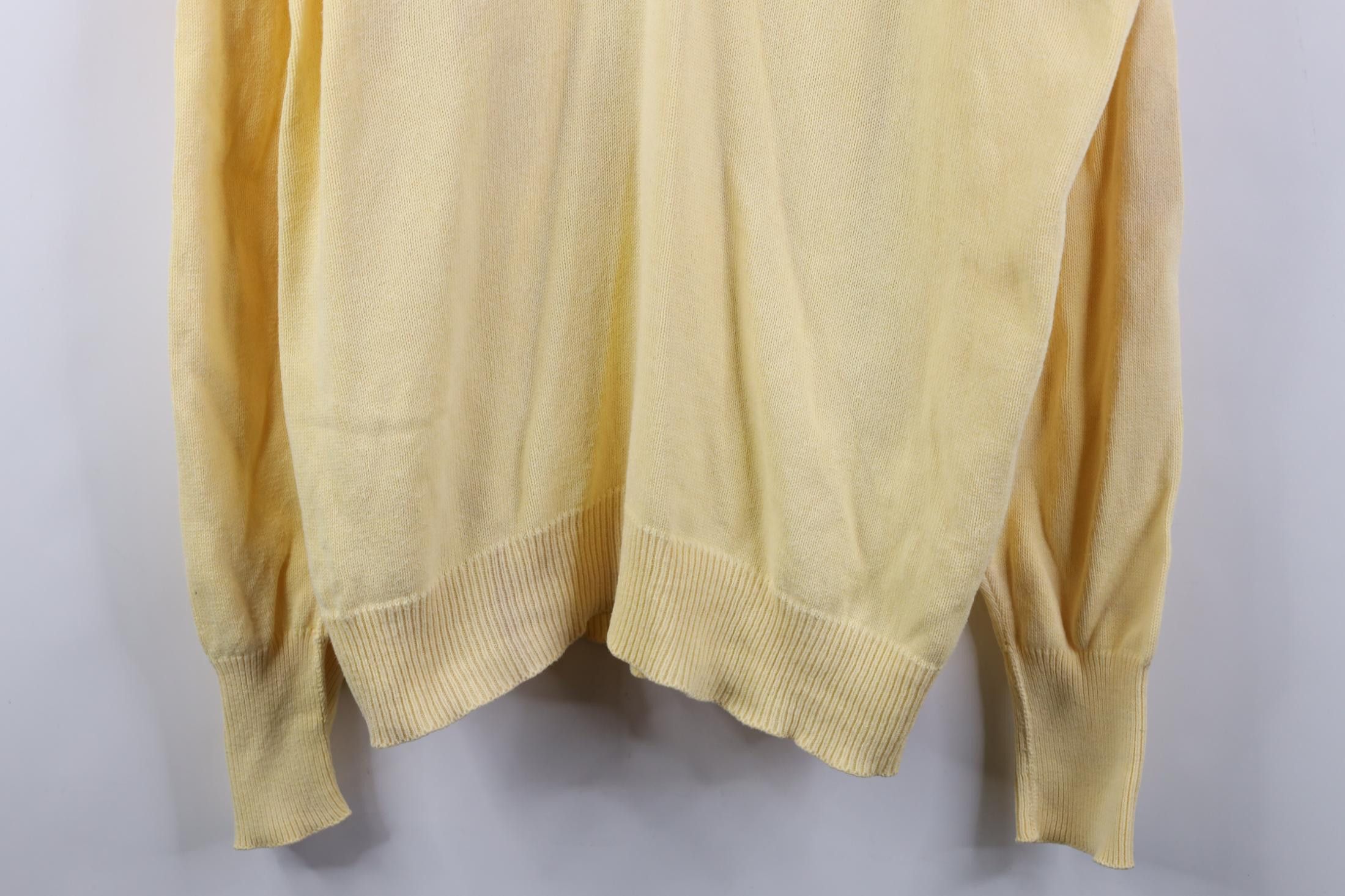 Titleist Vintage 90s Titleist Course Knit V-Neck Sweater Cotton USA Size US XL / EU 56 / 4 - 3 Thumbnail