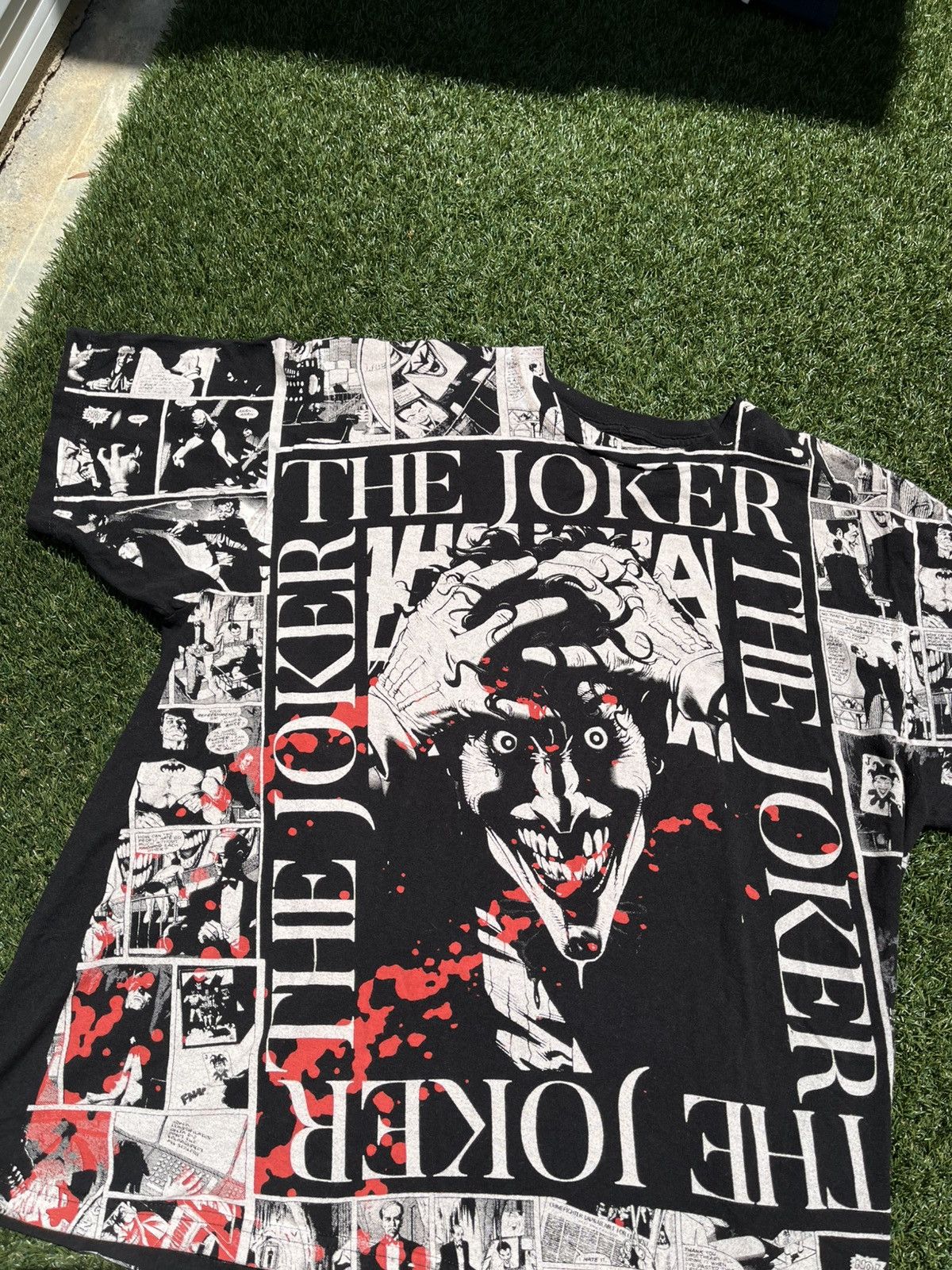 DC Comics ‘19 DC Comics Full Print Joker Black Tee Size US XL / EU 56 / 4 - 3 Thumbnail