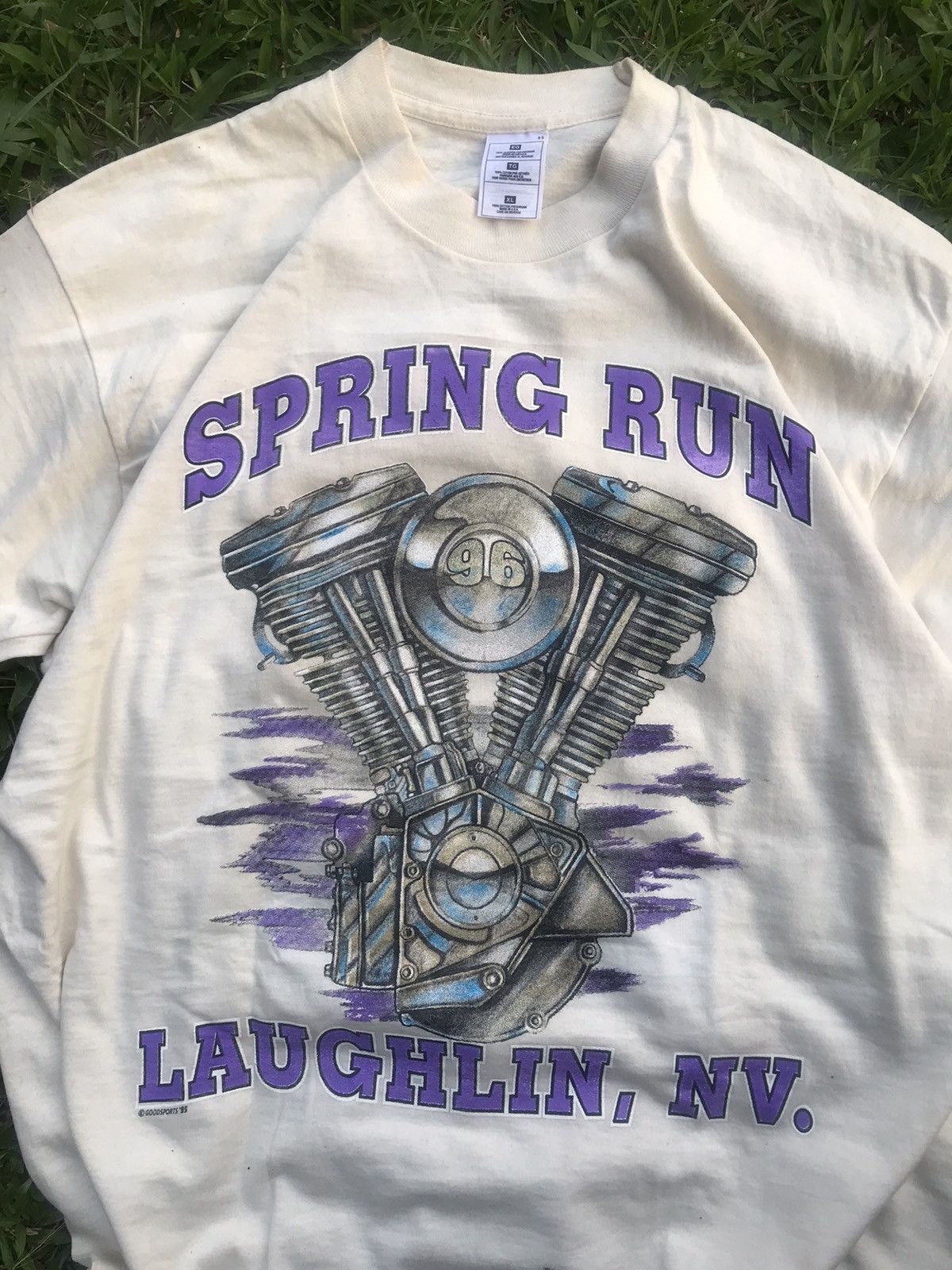 Harley Davidson × Vintage Vintage Spring Run Laughlin, NY 1996 Size US XL / EU 56 / 4 - 3 Thumbnail