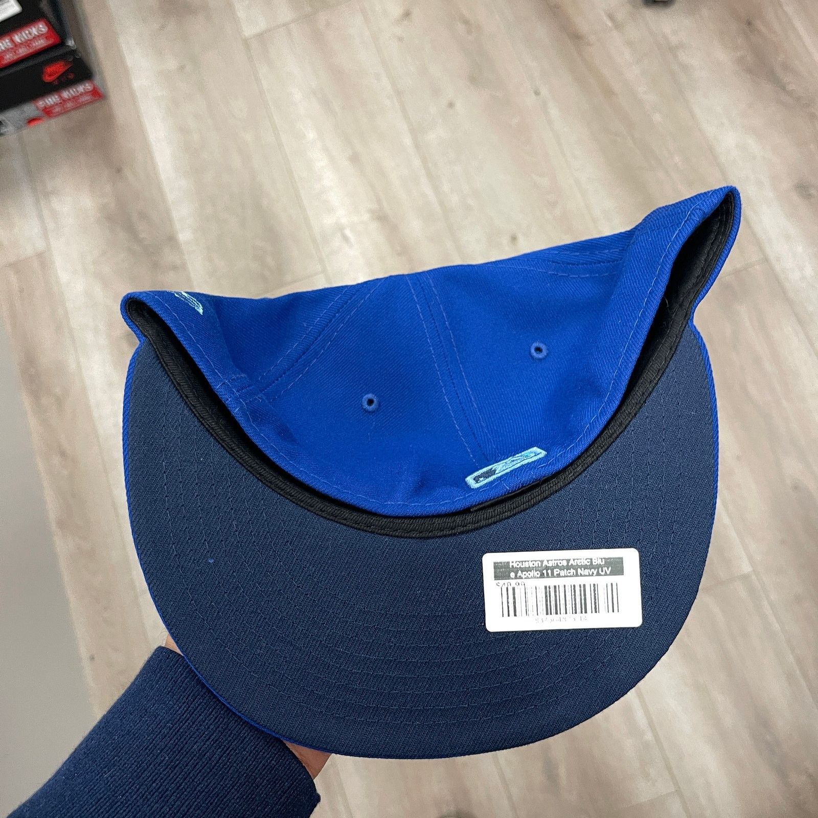 New Era Houston Astros NASA Spaceship apollo 11 Blue Fitted Hat CaP Size ONE SIZE - 5 Thumbnail
