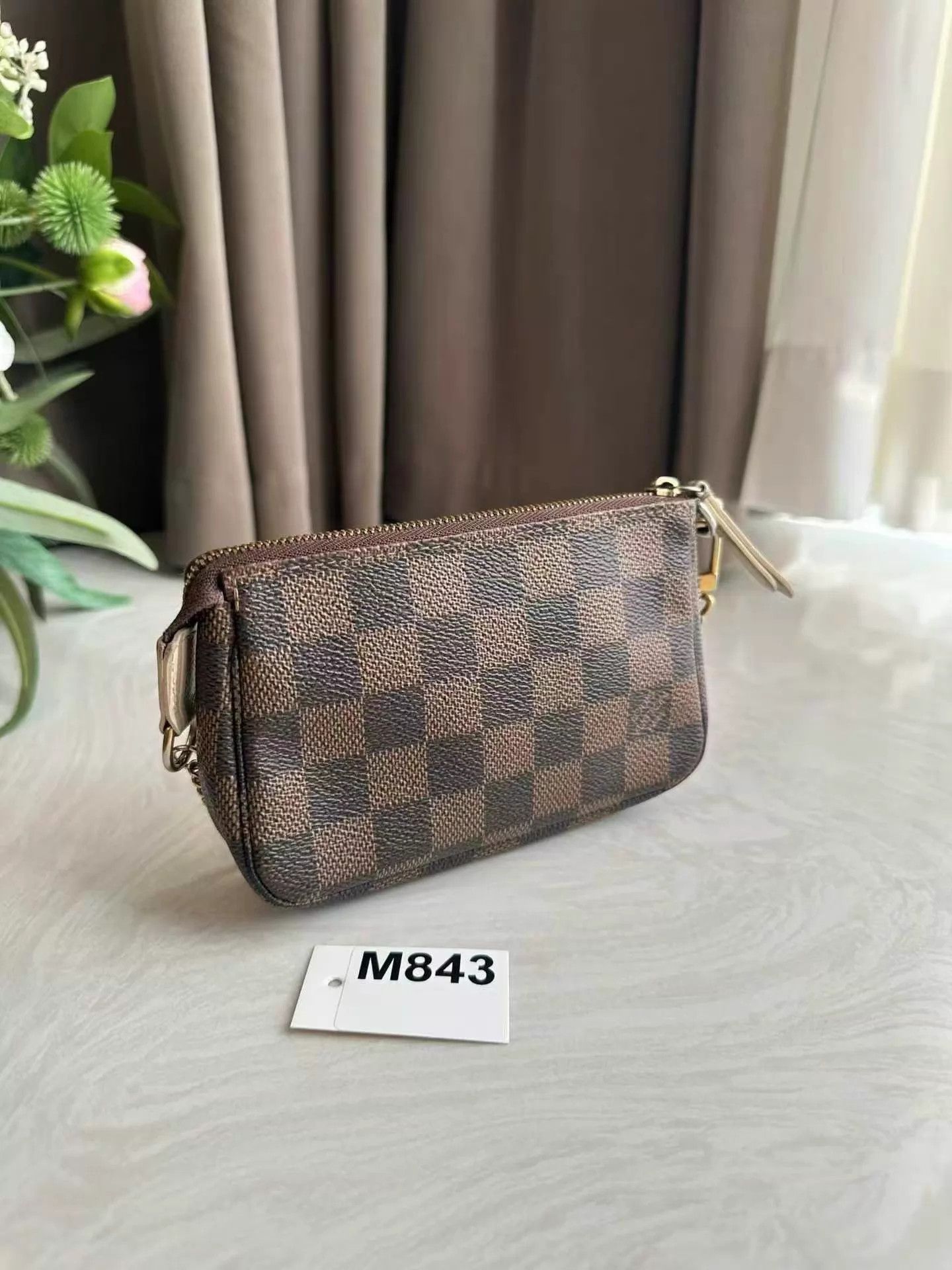 Louis Vuitton LV Doodle Mini Brown Checkerboard Pochette Size ONE SIZE - 7 Thumbnail