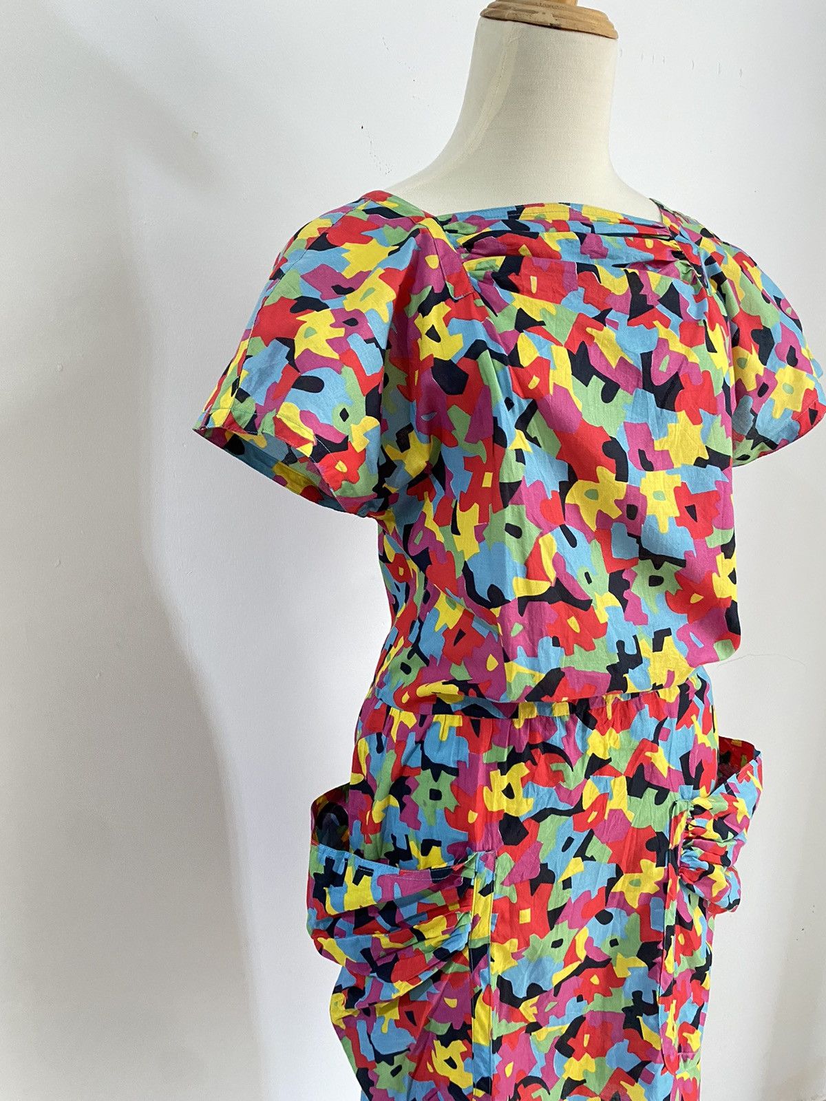 Fendi × Vintage Vintage 1980s Fendi Floral Print dress Size M / US 6-8 / IT 42-44 - 4 Thumbnail