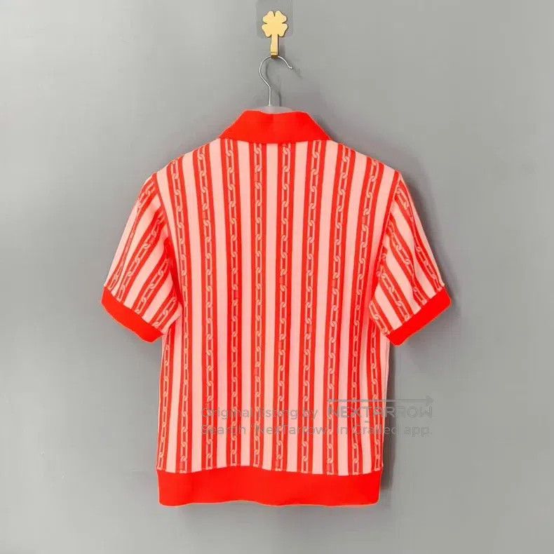 Louis Vuitton Louis Vuitton Orange Chain Short Sleeves Size US XS / EU 42 / 0 - 2 Thumbnail
