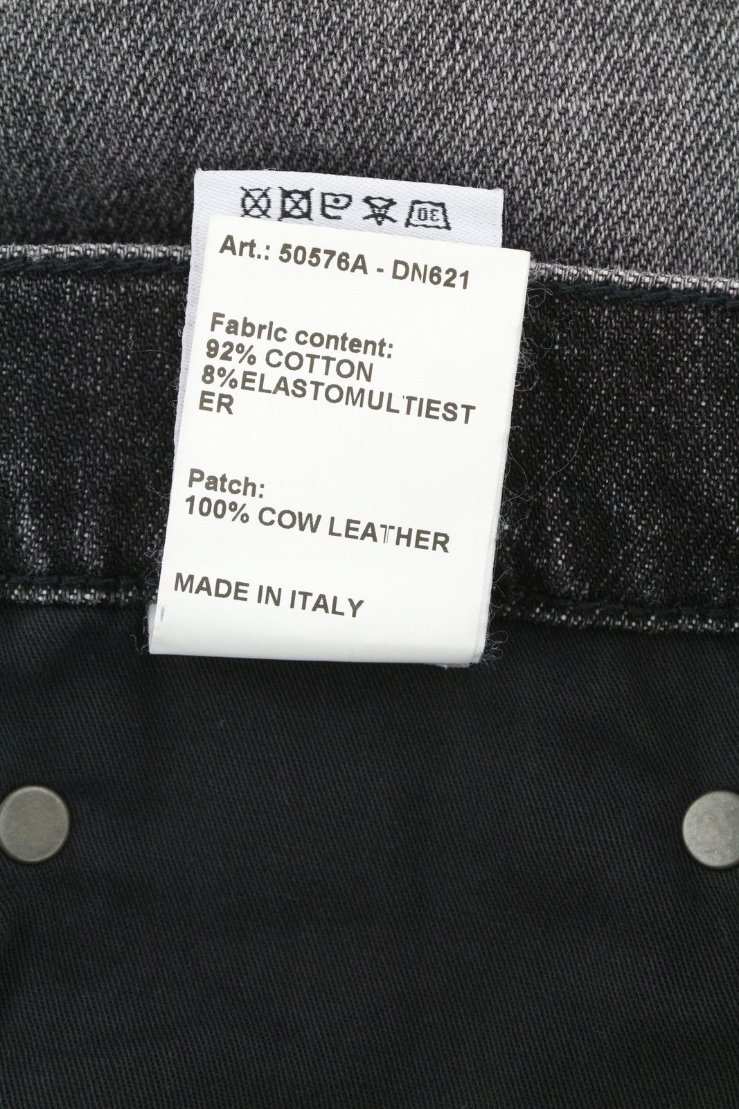 R13 JESSE 38 Vintage Grey Drop Crotch Loose Baggy Dark 86494 Size 28" / US 6 / IT 42 - 9 Thumbnail