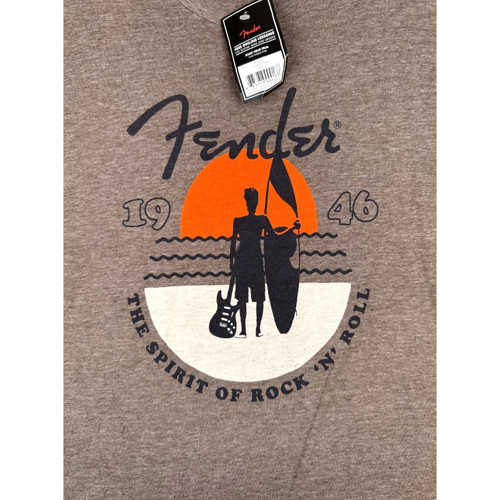 Fender Fender Shirt Men Medium Olive Sunset guitar Spirit Of Rock And Roll TAGS Size US M / EU 48-50 / 2 - 6 Thumbnail