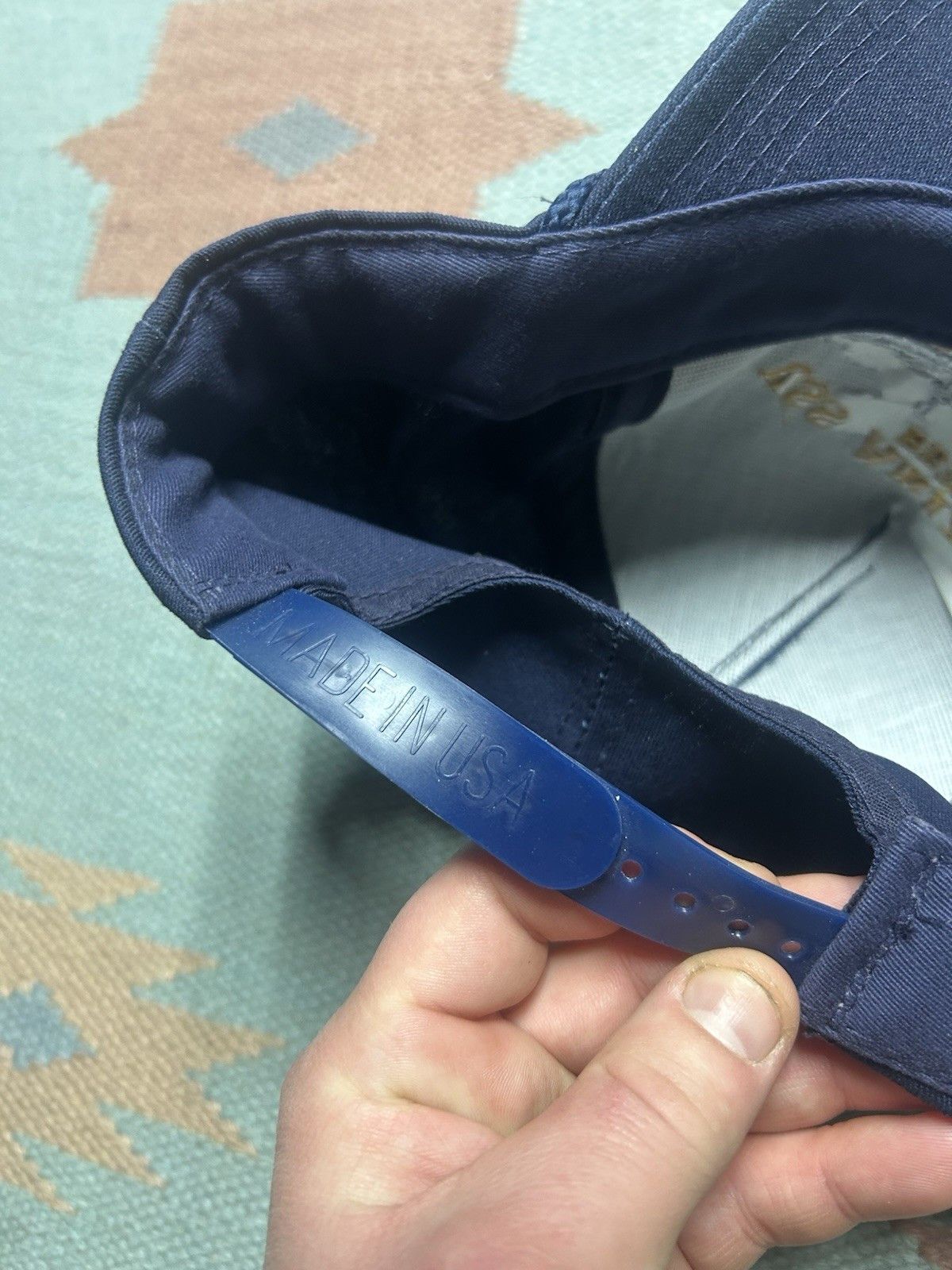 Vintage Vintage SnapBac hat USS Arizona Pearl Harbor WW2 made in USA Size ONE SIZE - 8 Thumbnail