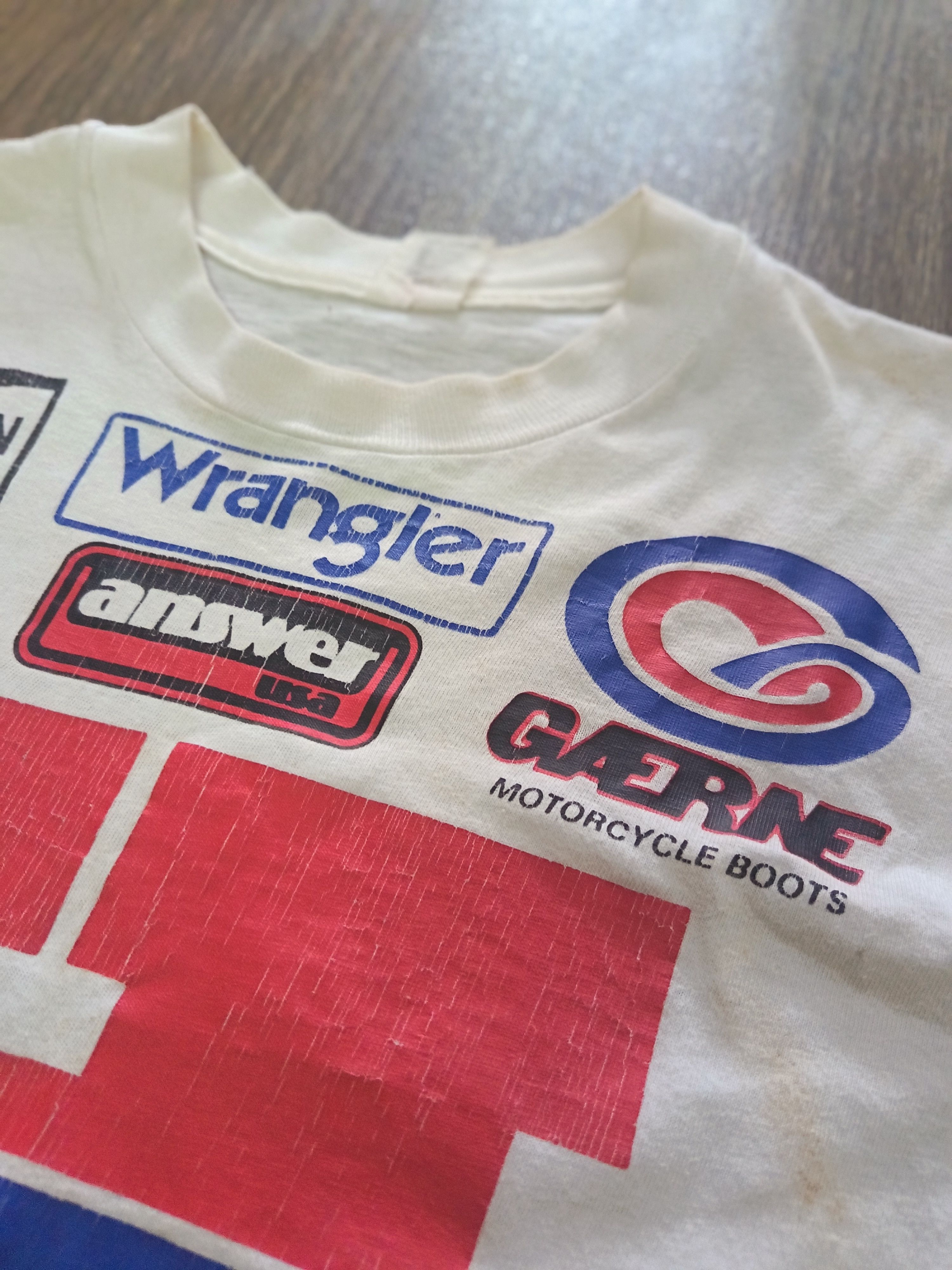 Honda Vintage 80s honda answer wrangler racing team Size US M / EU 48-50 / 2 - 7 Thumbnail