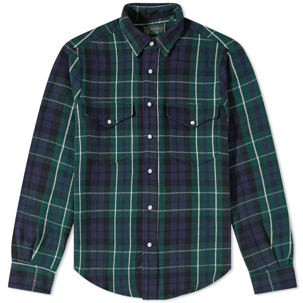 END. Gitman Vintage Triple Yarn Flannel Overshirt END Exclusive Size US S / EU 44-46 / 1 - 1 Thumbnail