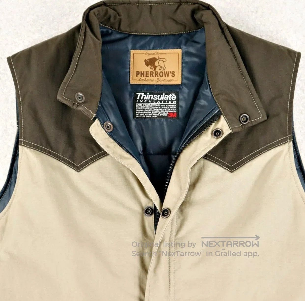 Pherrow's Pherrow Thinsulate Insulated Vest. Size US XXS / EU 40 - 3 Thumbnail