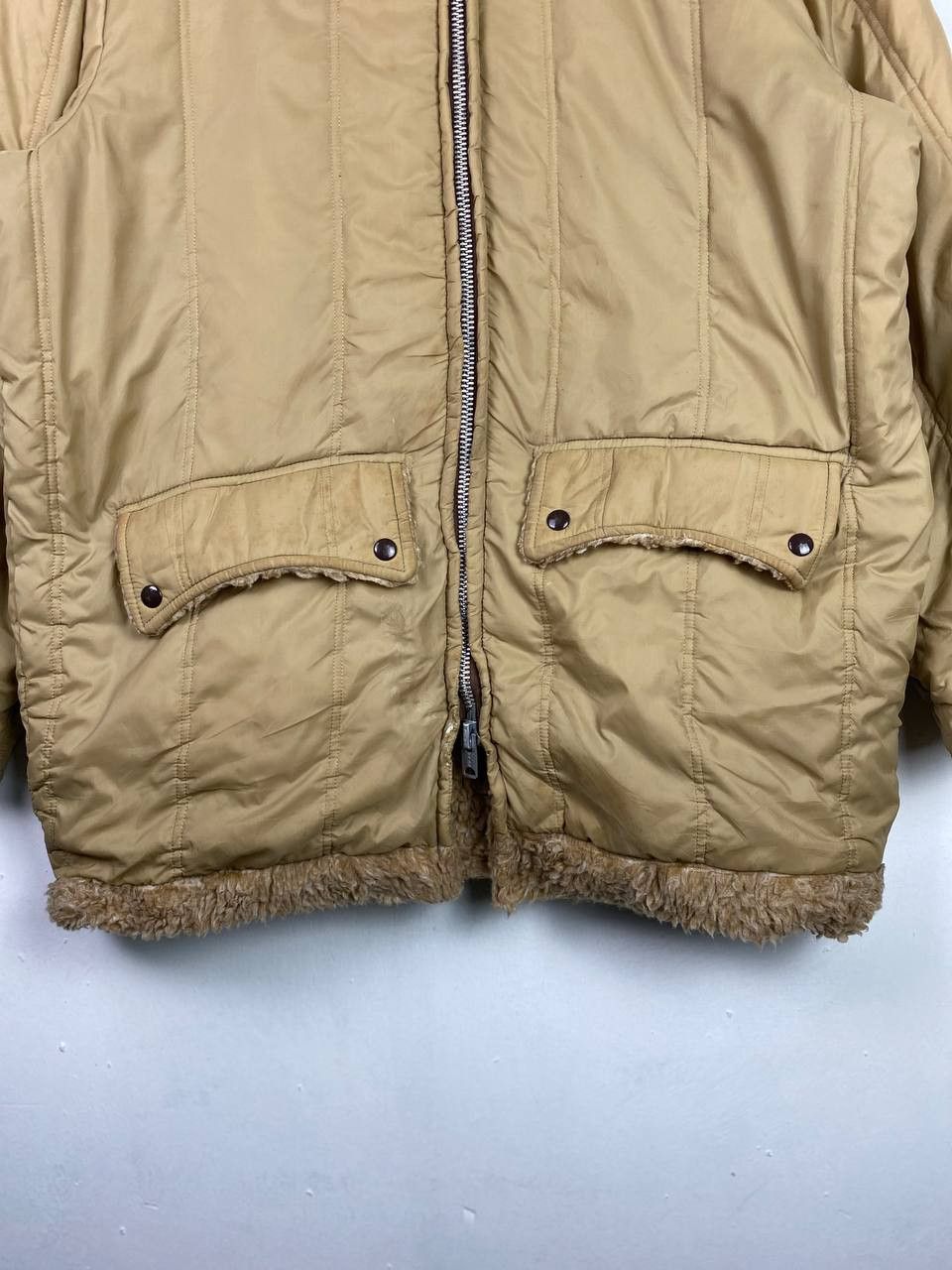 Vintage vintage 70s/80s puffer jacket sherpa lining talon zipper Size US XXL / EU 58 / 5 - 3 Thumbnail