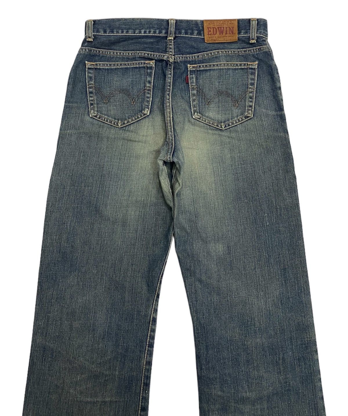 If Six Was Nine RUSTY EDWIN BAGGY DISTRESSED DENIM JEANS Size US 30 / EU 46 - 4 Thumbnail
