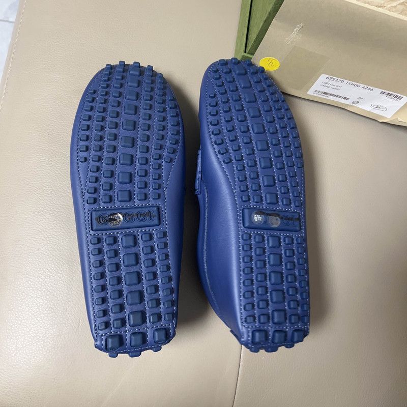 Gucci Gucci Interlocking Double G Blue Casual Shoes - Size US 7.5 / EU 40-41 - 4 Thumbnail