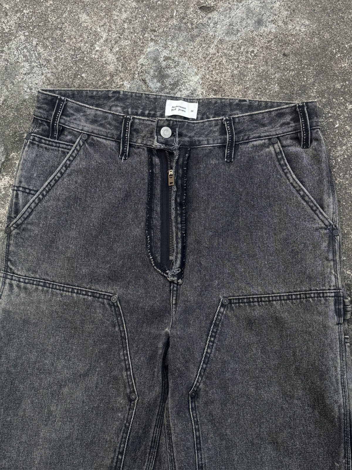 Andersson Bell Andersson Bell Double Knee Carpanter Denim Jeans JW Size US 33 - 5 Thumbnail