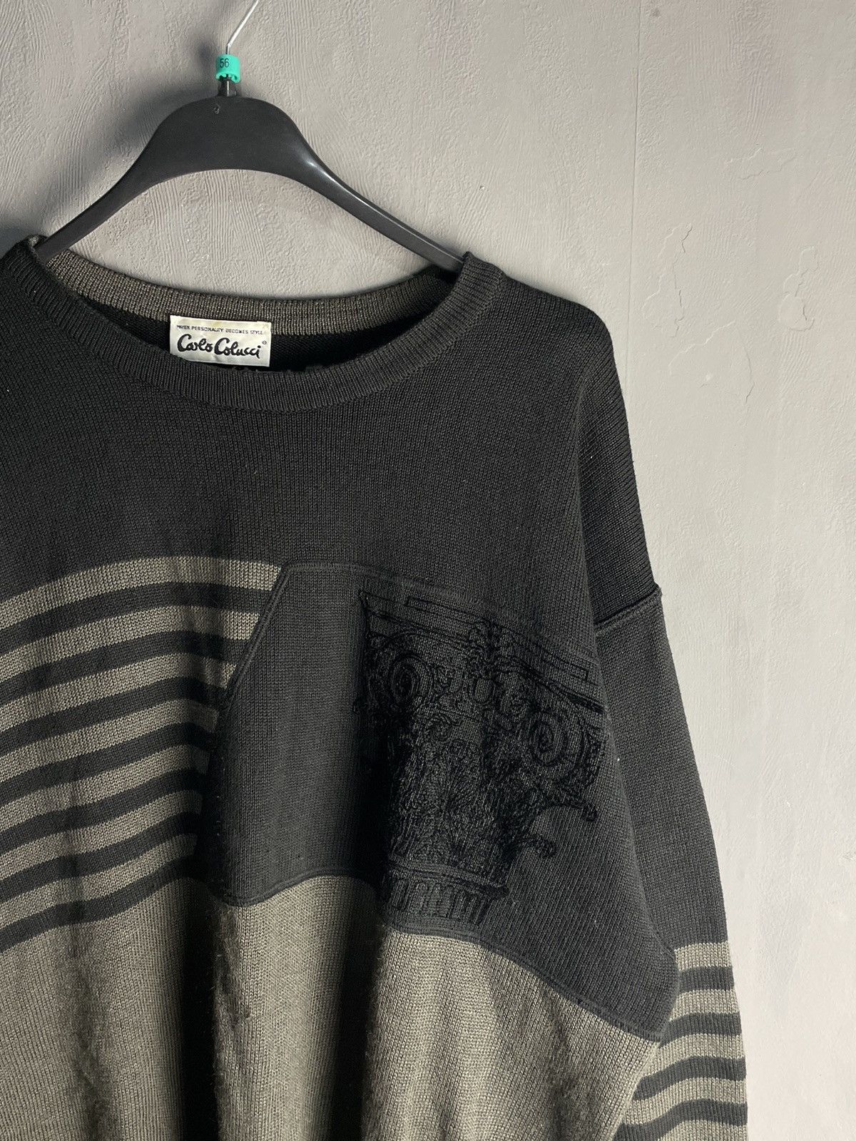 Carlo Colucci VERY RARE CARLO COLLUCI DESIGNER KNIT SWEATER RETRO Y2K 90s Size US L / EU 52-54 / 3 - 2 Thumbnail