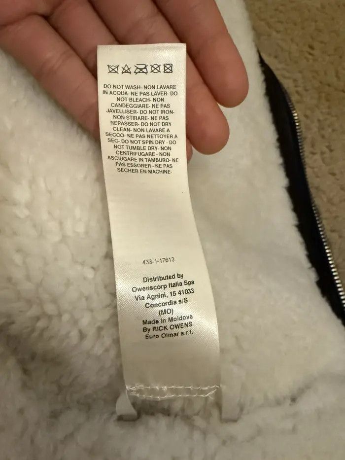 Rick Owens Rick owens Gethsemane fw21 shearling leather jacket Size US M / EU 48-50 / 2 - 11 Thumbnail