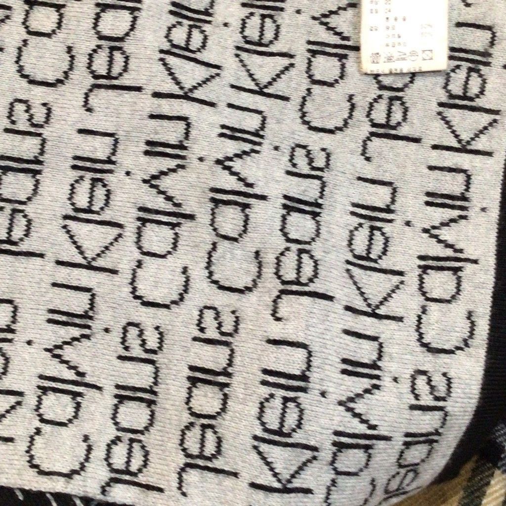Calvin Klein Calvin Klein Jean Monogram Logo Wool Scarf Size ONE SIZE - 5 Thumbnail