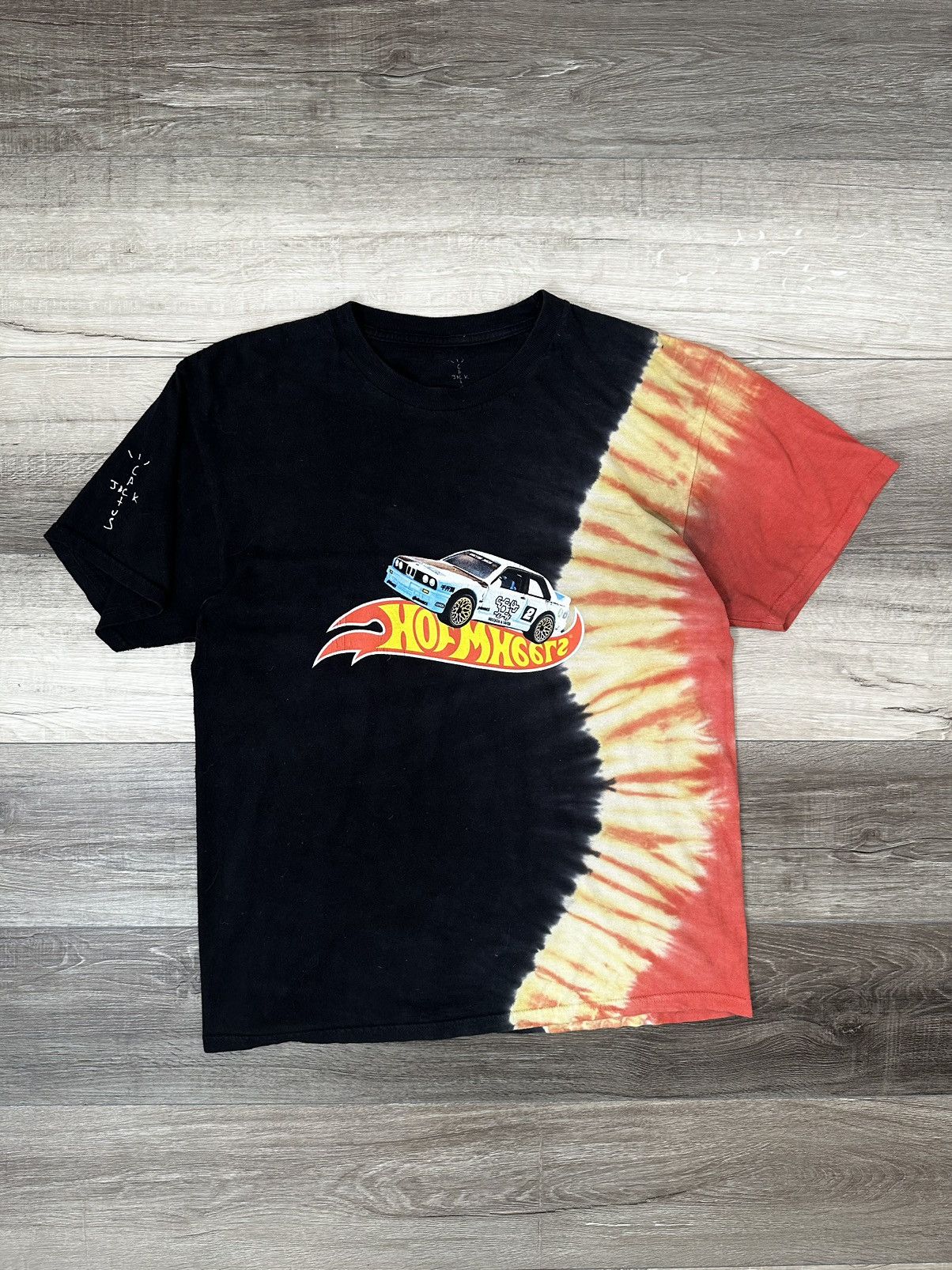Travis Scott Medium Jackboys Racing Tie Dye Hot Wheels T