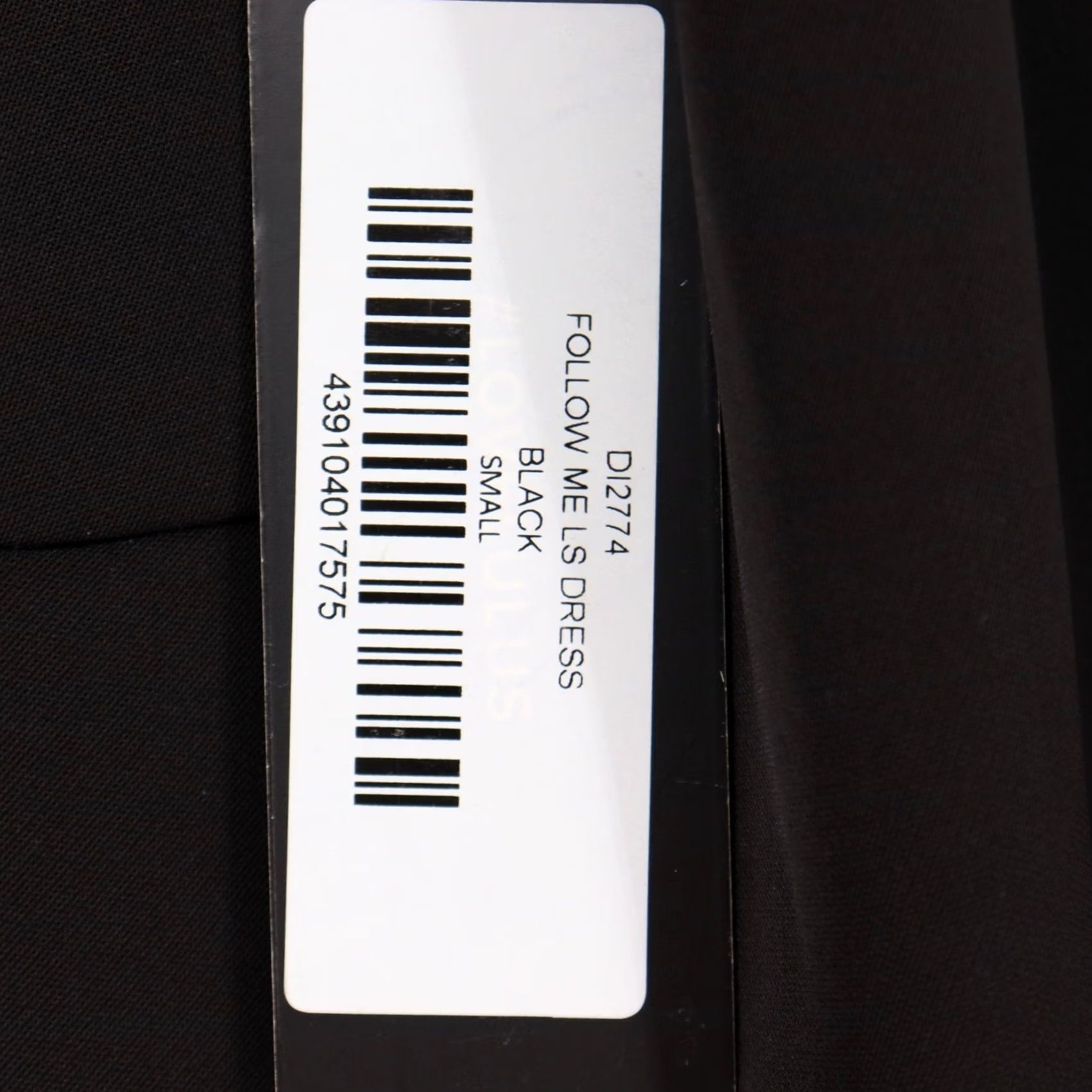 Lulus Lulus Follow Me Black Long Sleeve Mini Dress Women's S NWT Size S / US 4 / IT 40 - 6 Thumbnail