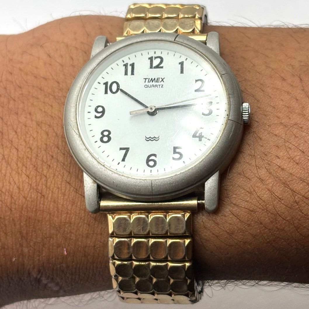 Timex Vintage Silver & Gold Timex Watch Size ONE SIZE - 2 Thumbnail