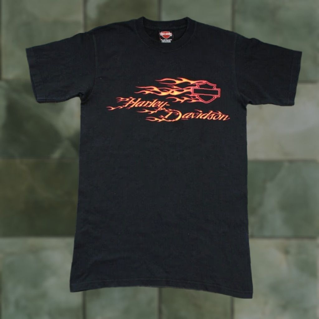Harley Davidson Harley-Davidson 2000s Southampton Dockgate 20 Graphic T-Shirt Mens Small Black Size US S / EU 44-46 / 1 - 1 Thumbnail