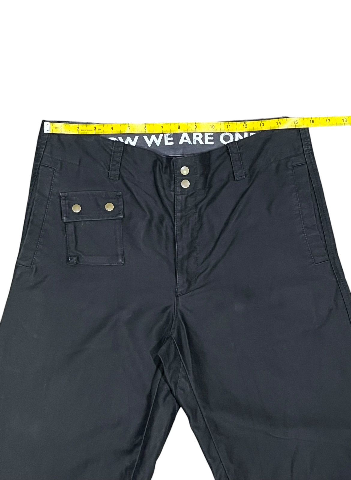 Katharine Hamnett London 🔥KATHARINE HAMNETT Easy Fit Black Unique Cargo Pants Size US 31 - 5 Thumbnail