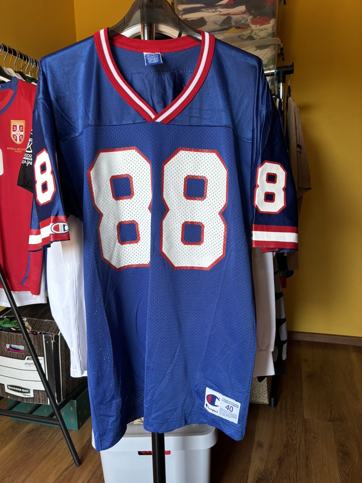 Champion New York Giants Jersey NFL baseball champion Ike Hilliard Size US M / EU 48-50 / 2 - 1 Thumbnail