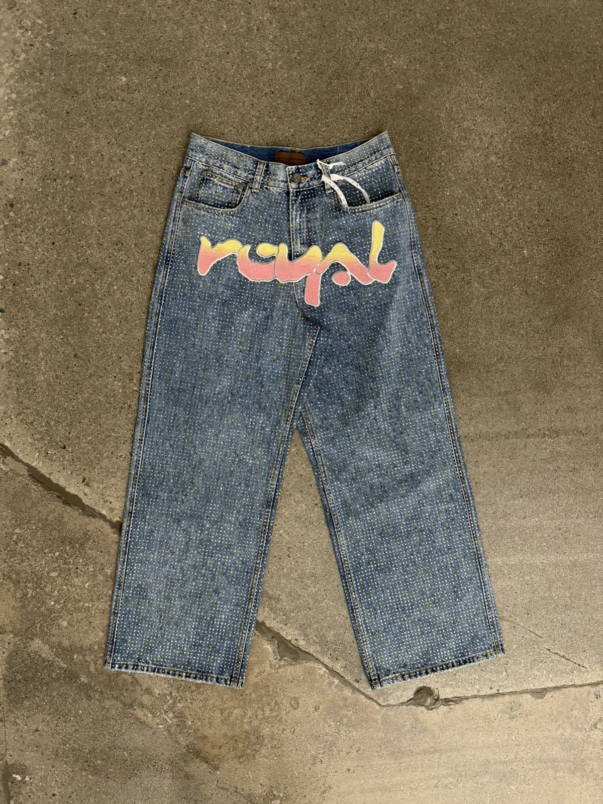 Birth of Royal Child Graffiti Logo Denim