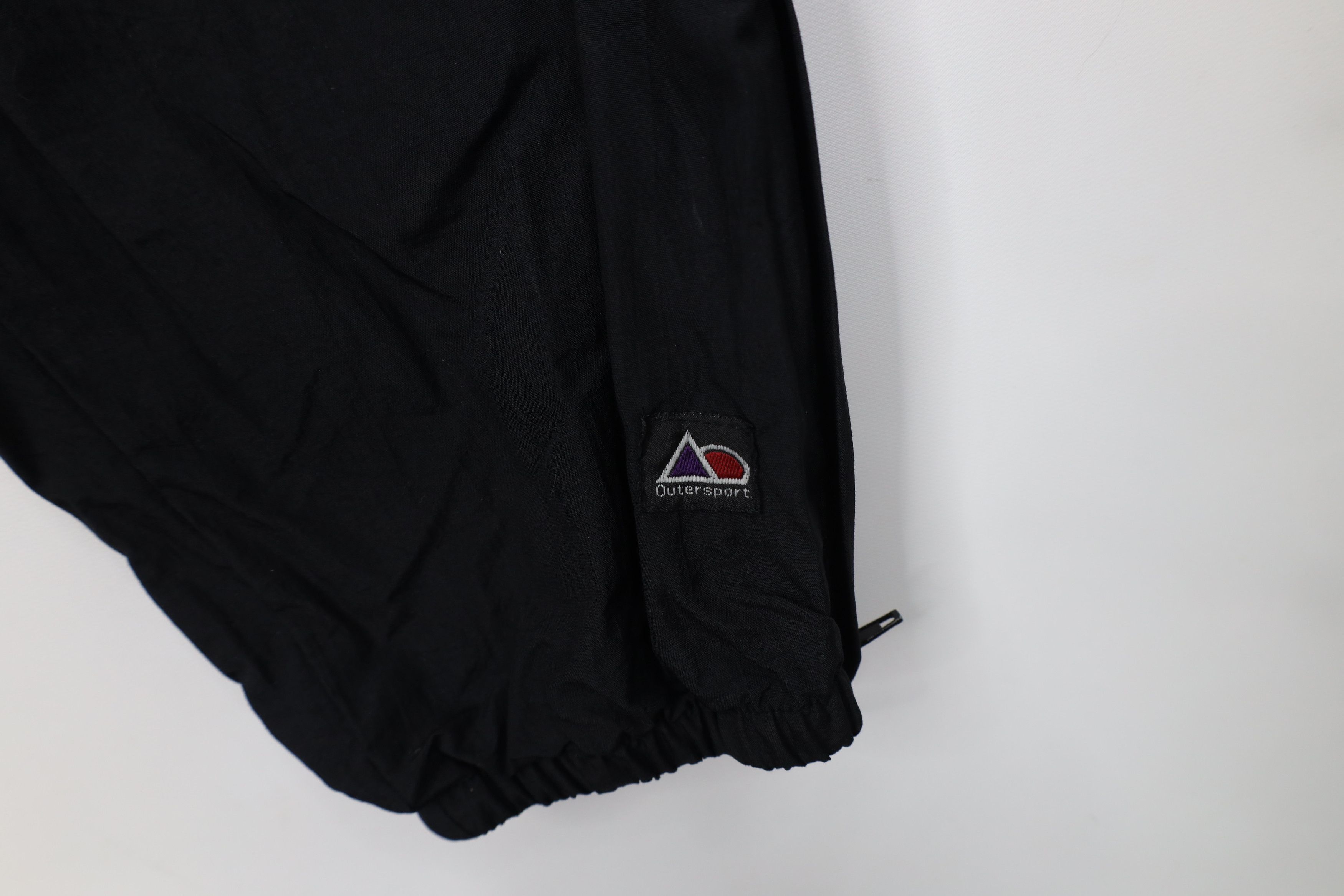 Vintage Vintage 90s Streetwear Lined Windbreaker Joggers Pants Black Size US 36 / EU 52 - 5 Thumbnail