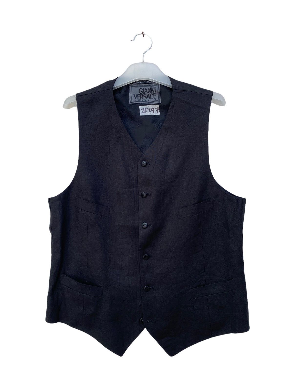 Versace Gianni Versace Linen Vest Size US M / EU 48-50 / 2 - 1 Thumbnail