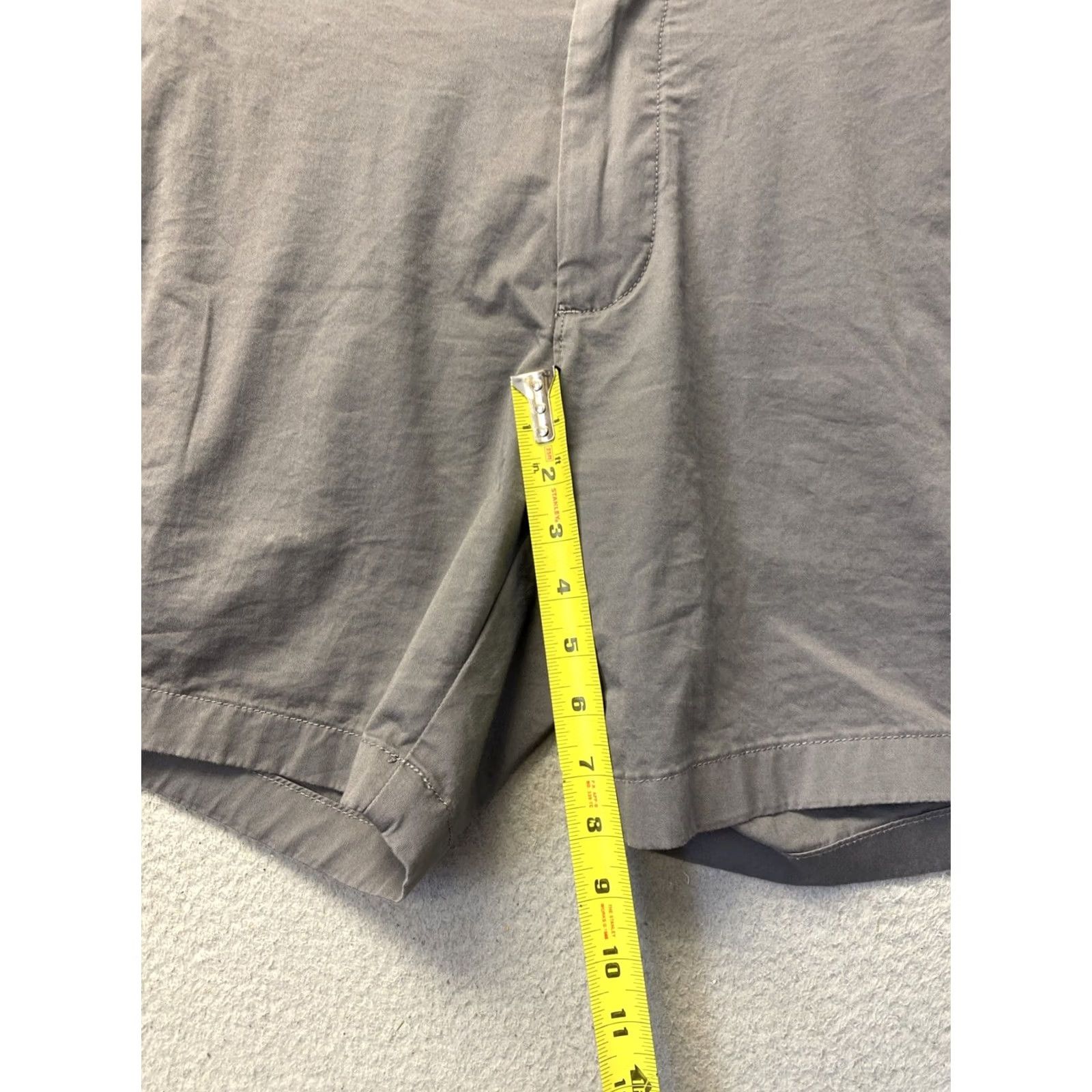J.Crew J.CREW Shorts Men 36 Gray Chino Flat Front Pockets Stretch /0827 Size US 36 / EU 52 - 7 Thumbnail